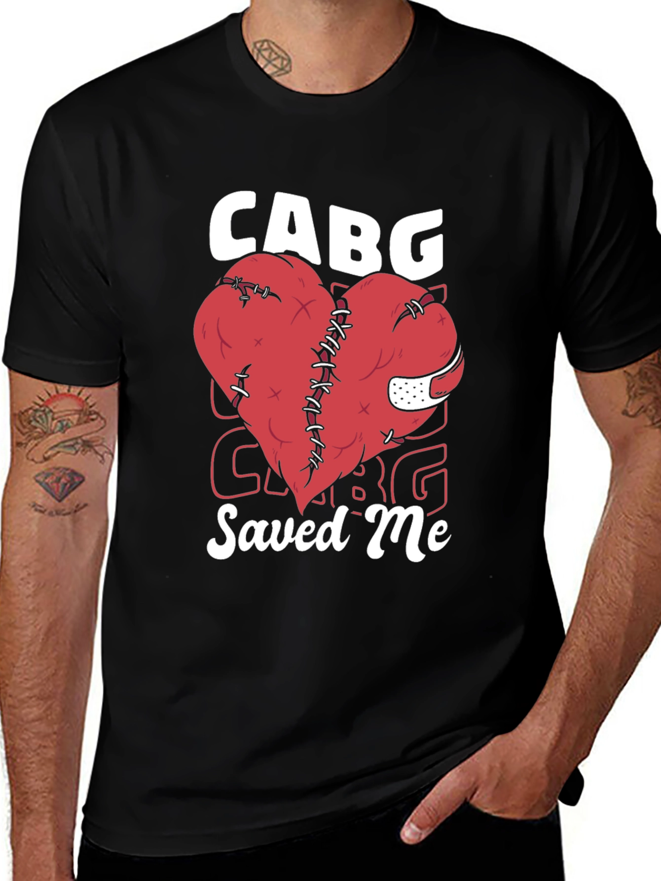 CABG Saved Me Heart Tee