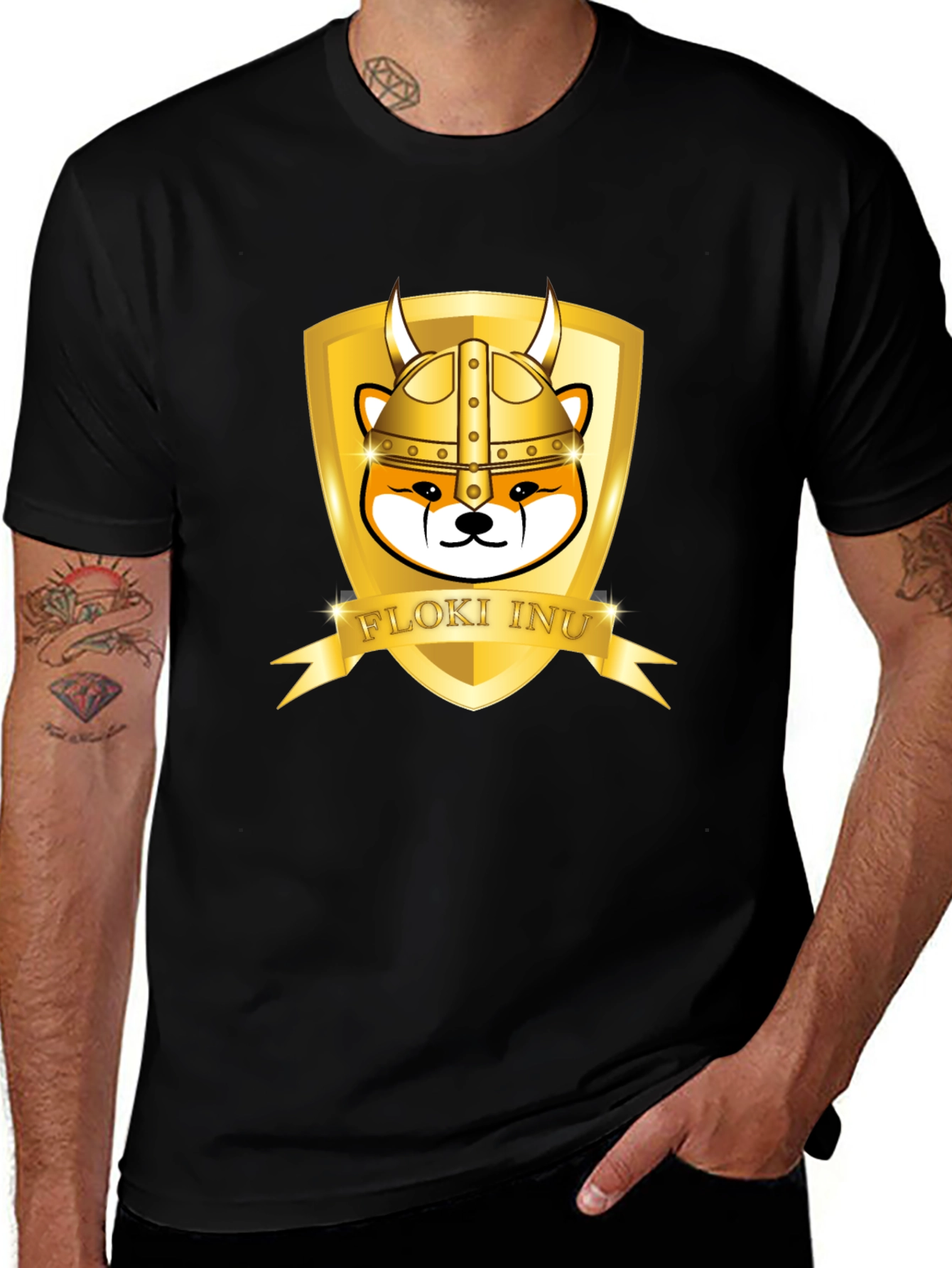 Floki Inu Viking Black T-Shirt