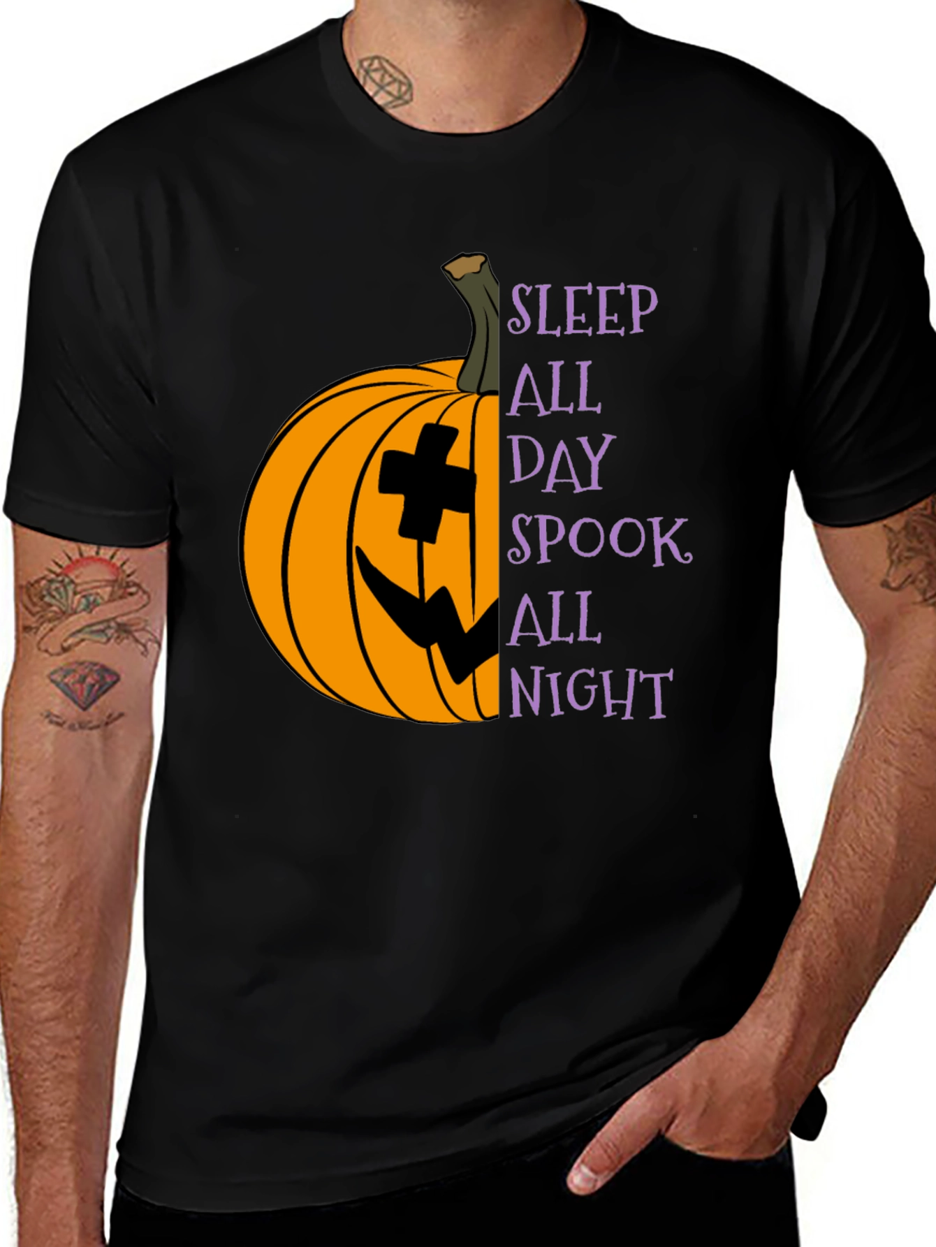 Variant 22 of Spooky Pumpkin Halloween T-Shirt