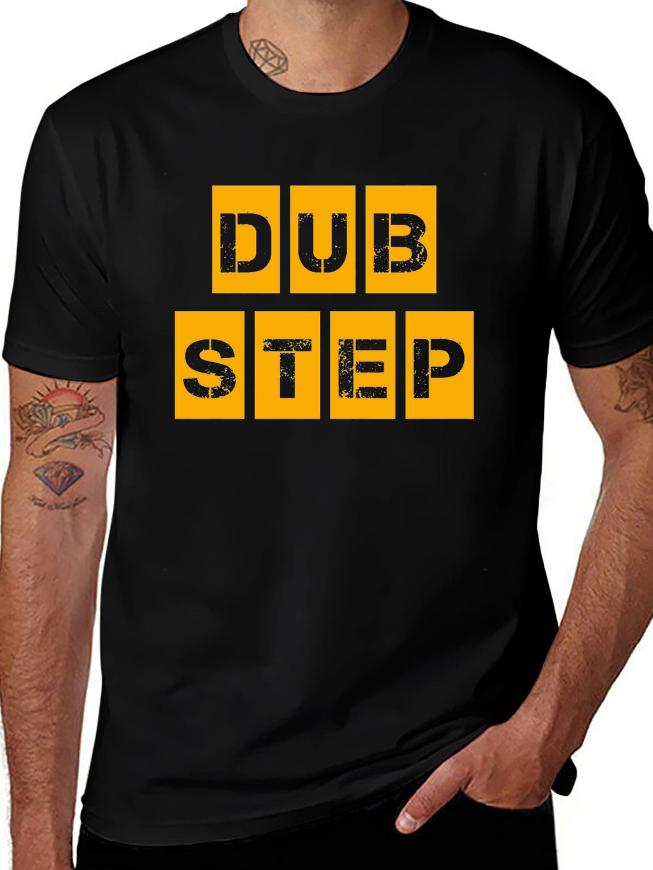 Variant 21 of Dubstep Graphic Black T-Shirt