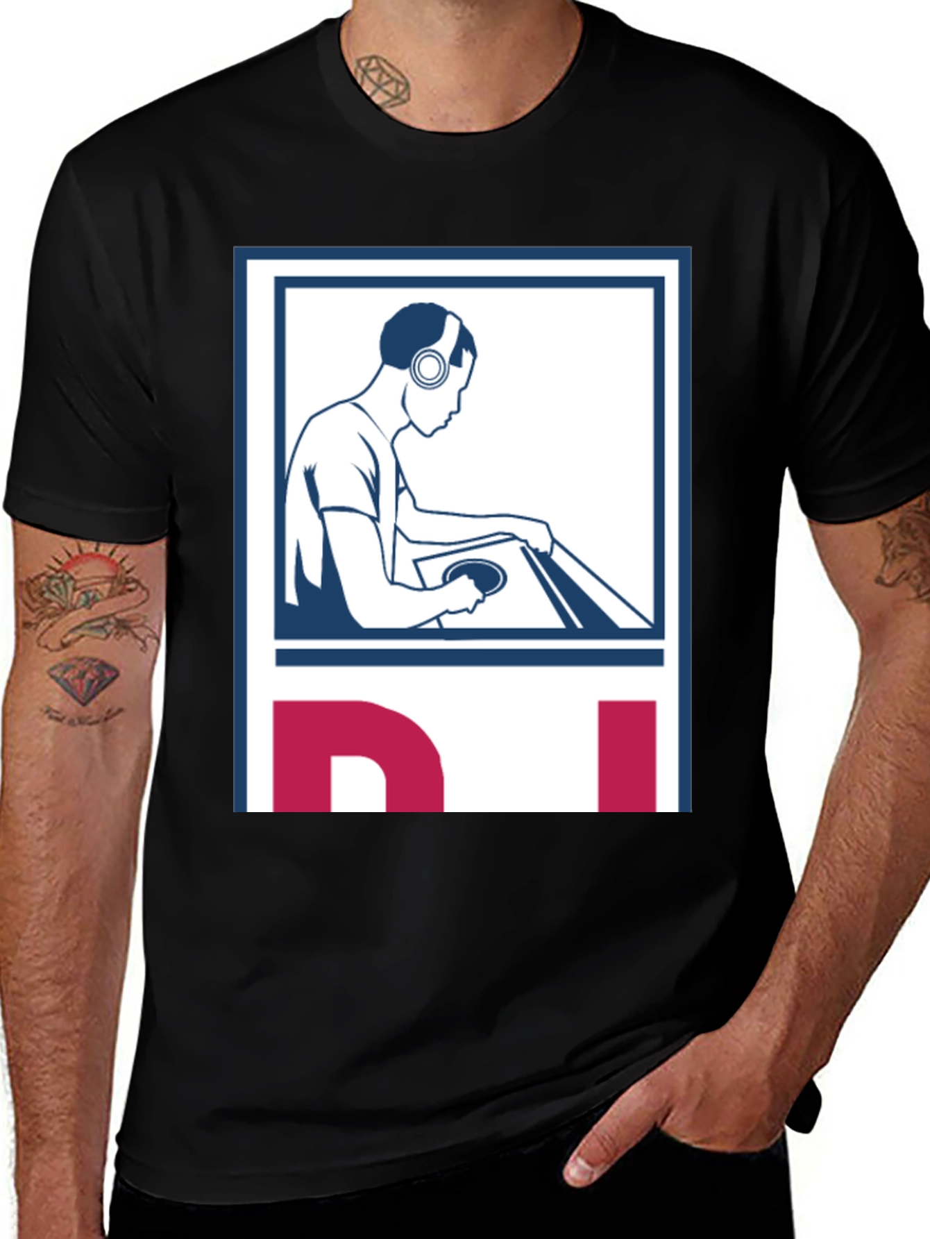 DJ Graphic Tee - Cool Music Lover T-Shirt