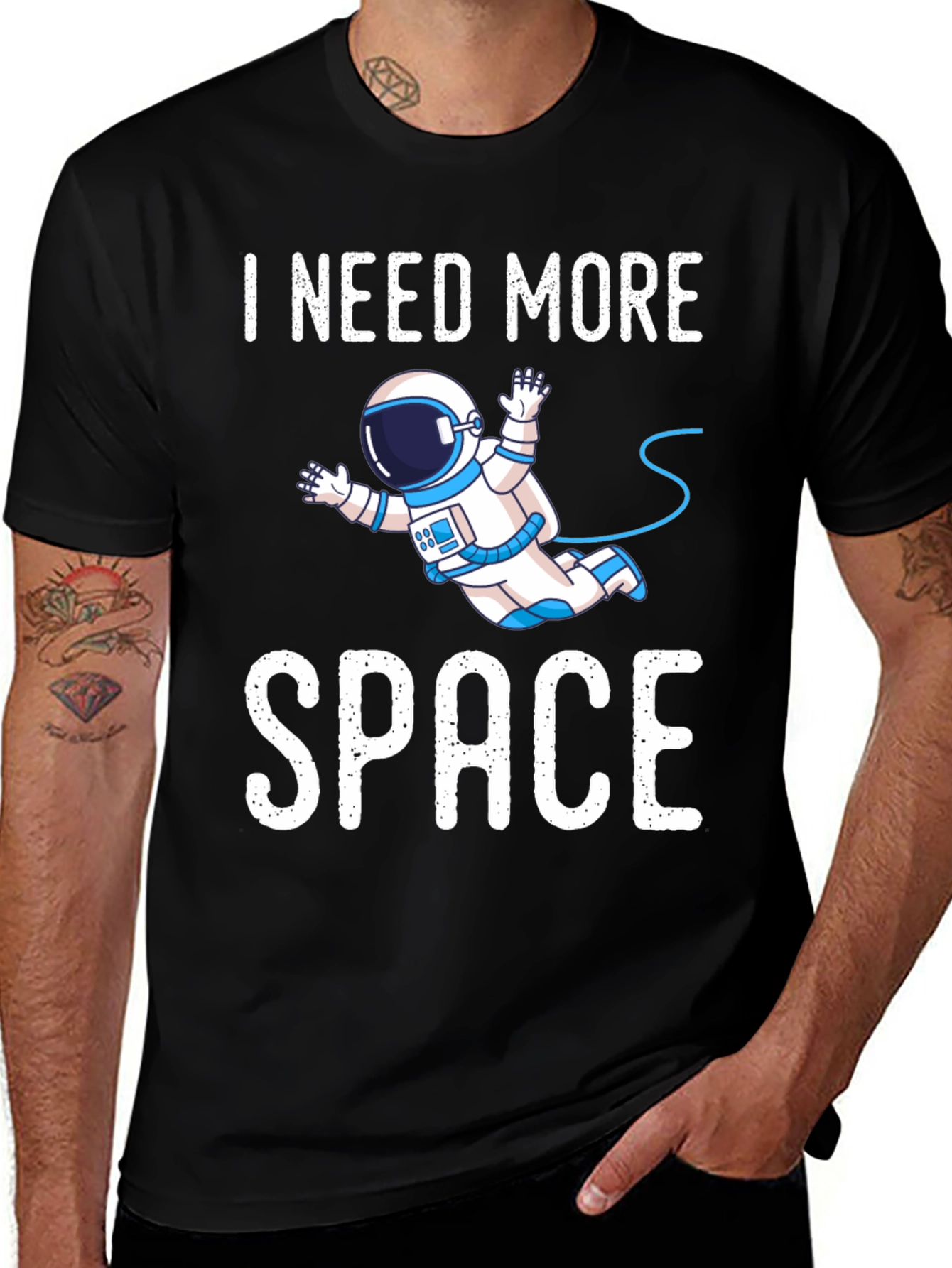 Variant 27 of I Need More Space Astronaut Graphic T-Shirt