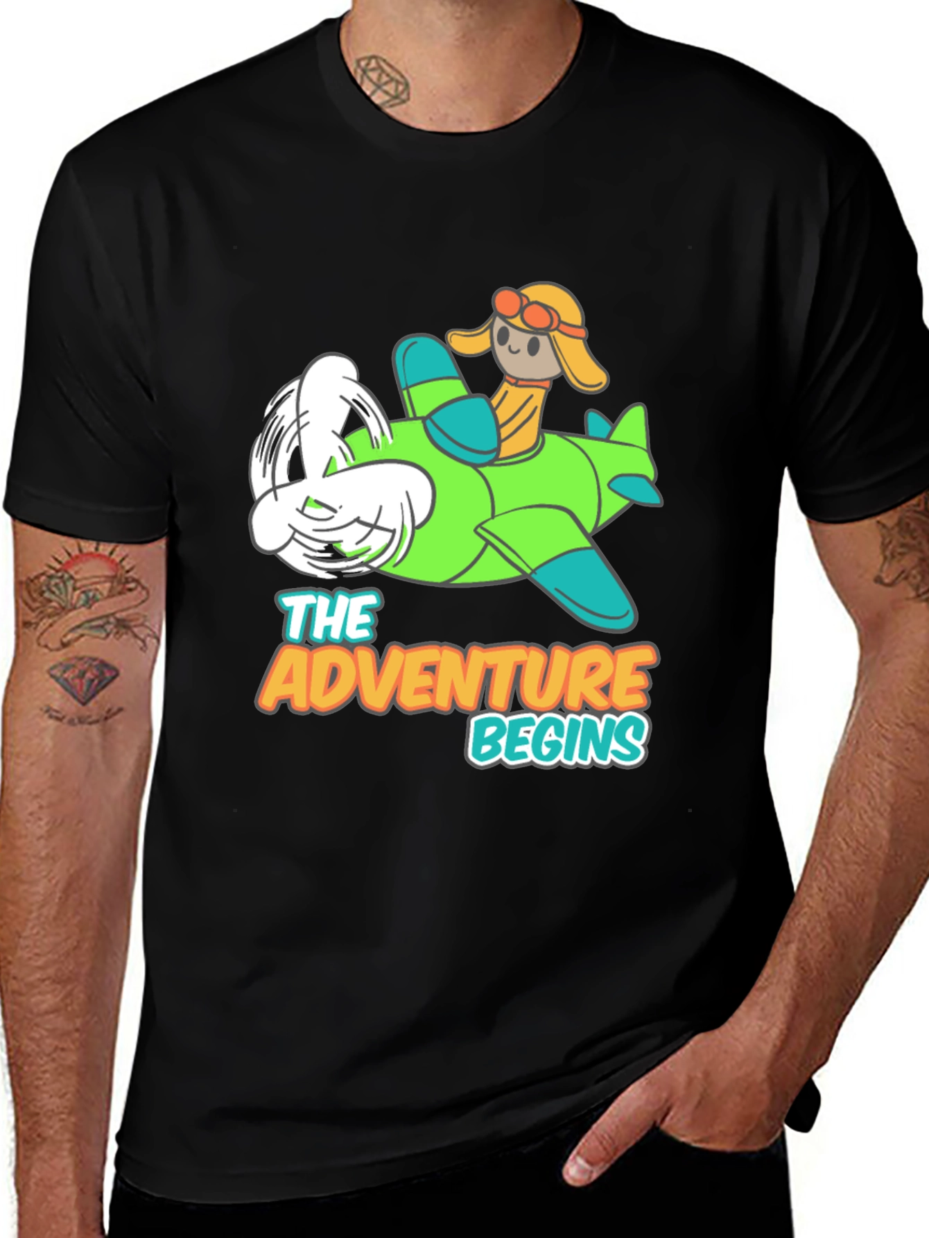 Variant 15 of Adventure Begins Graphic Tee