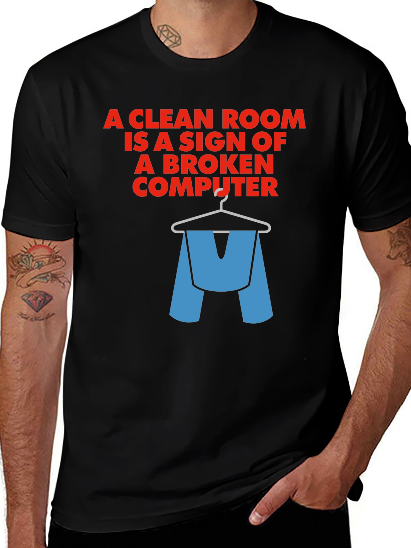 Variant 27 of Broken Computer Funny T-Shirt