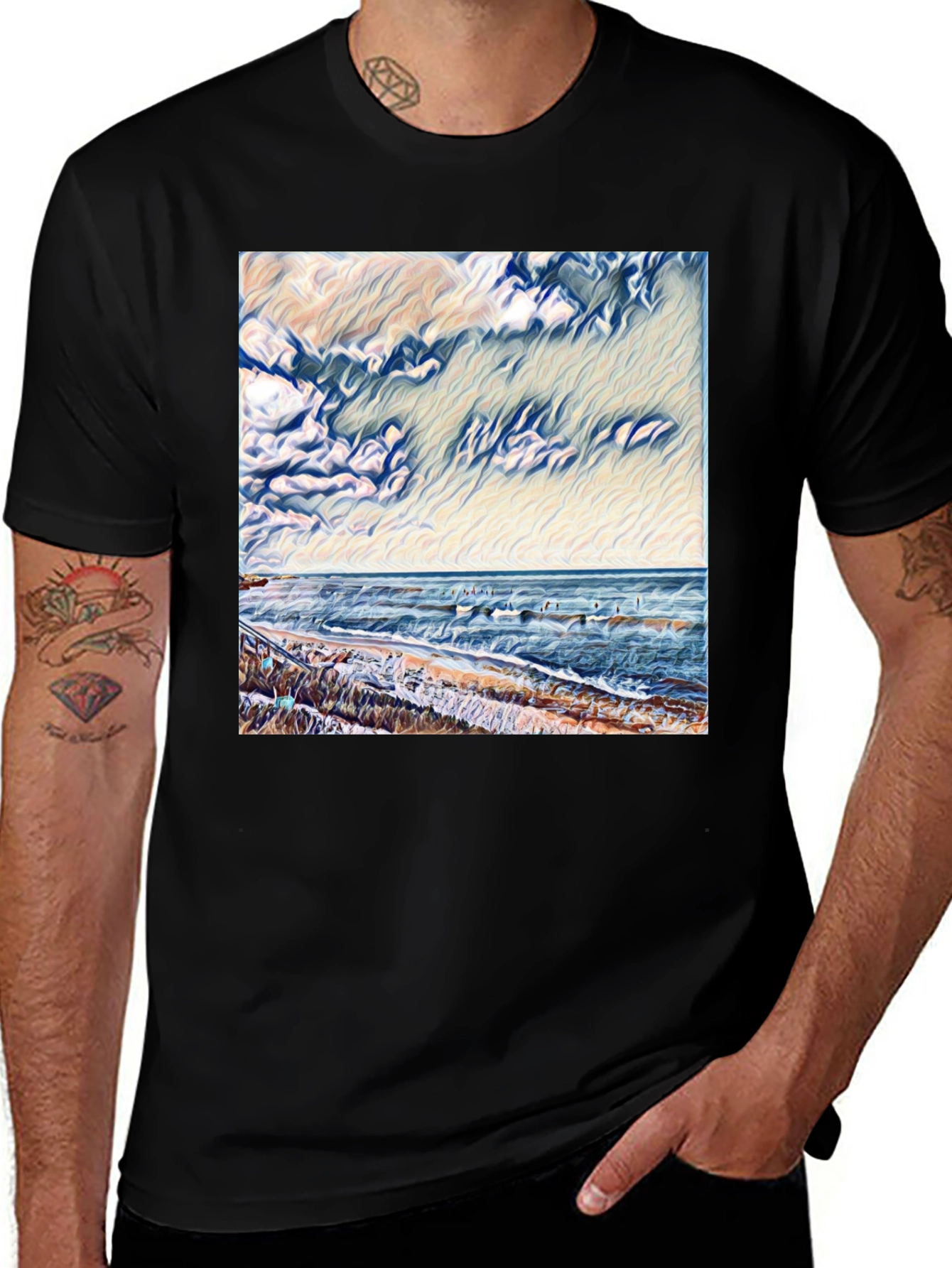 Variant 20 of Ocean Scene Graphic Tee