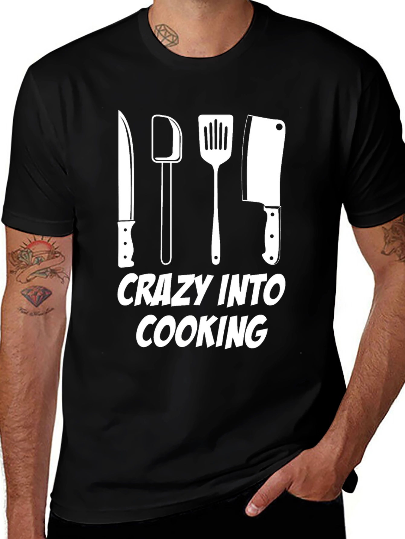 Variant 14 of Crazy Into Cooking Graphic Tee