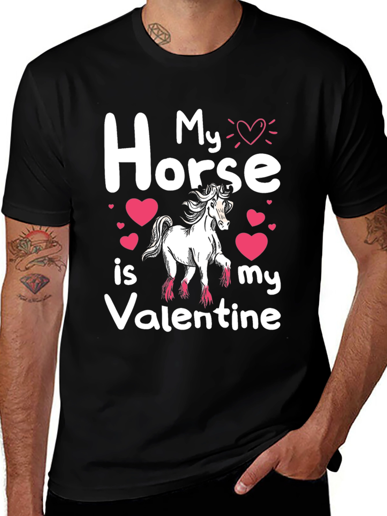 Variant 15 of My Horse Is My Valentine T-Shirt