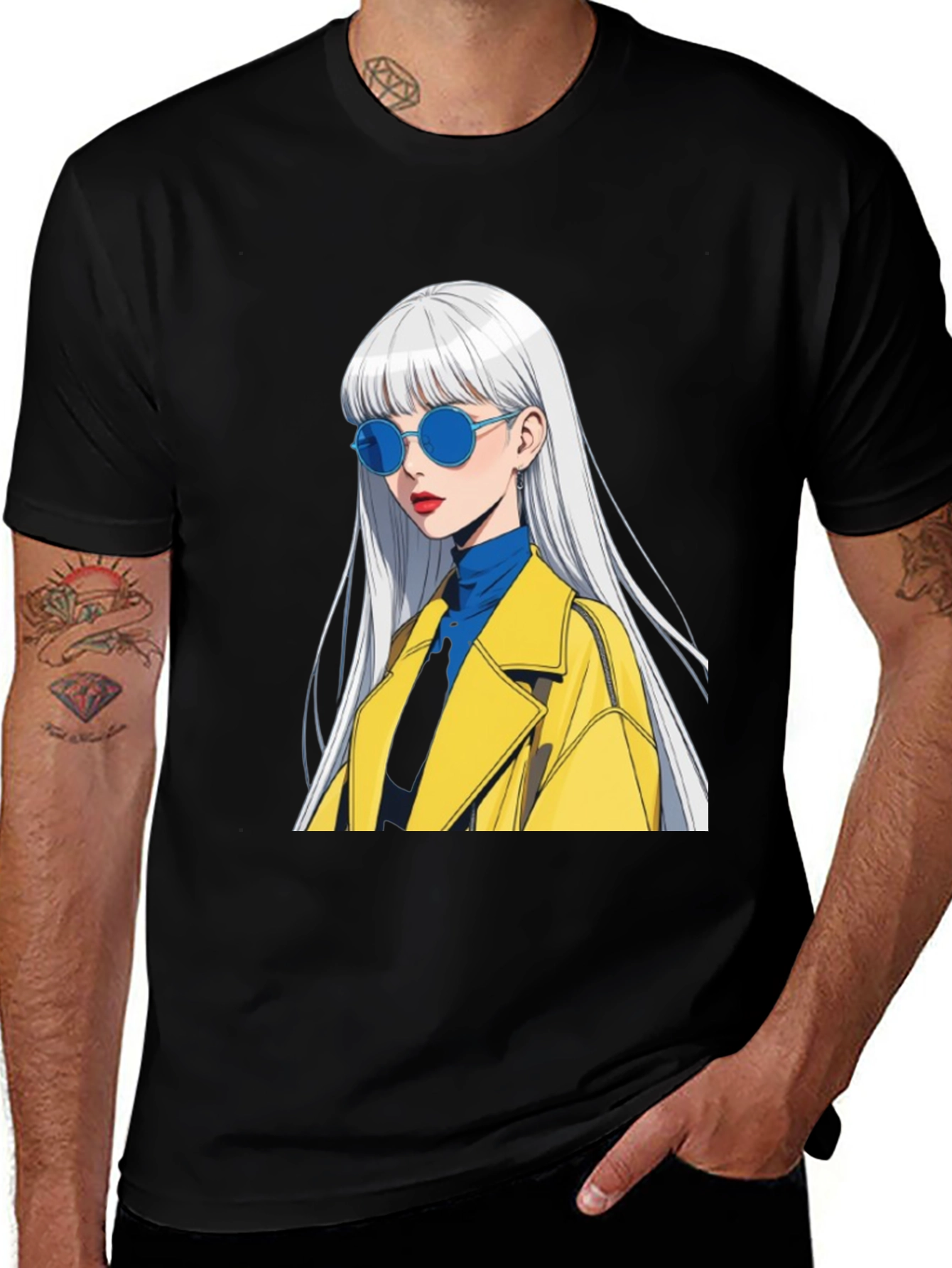 Variant 18 of Anime Girl Graphic Tee - Stylish & Unique