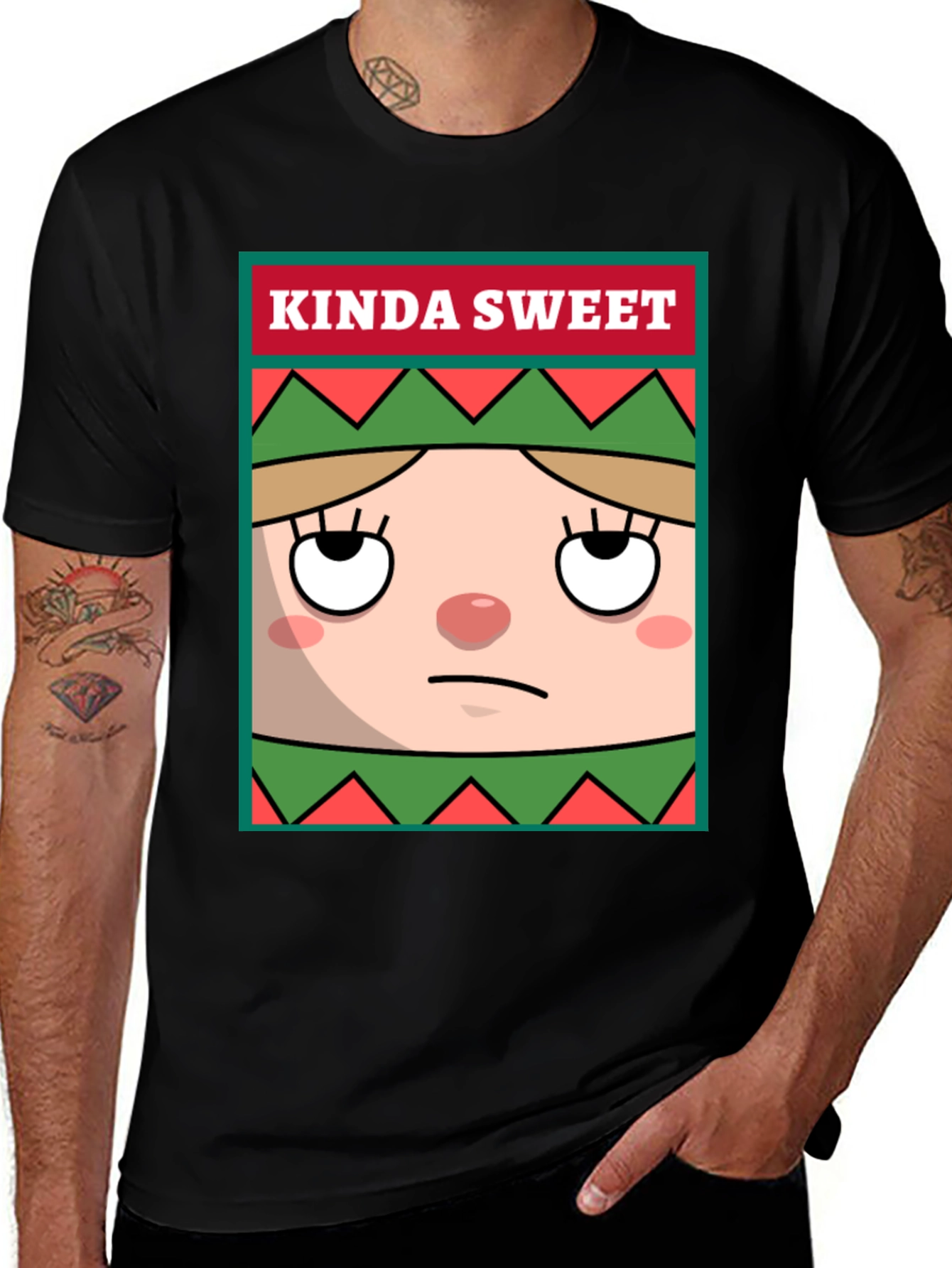 Variant 20 of Kinda Sweet Graphic T-Shirt - Unisex Tee