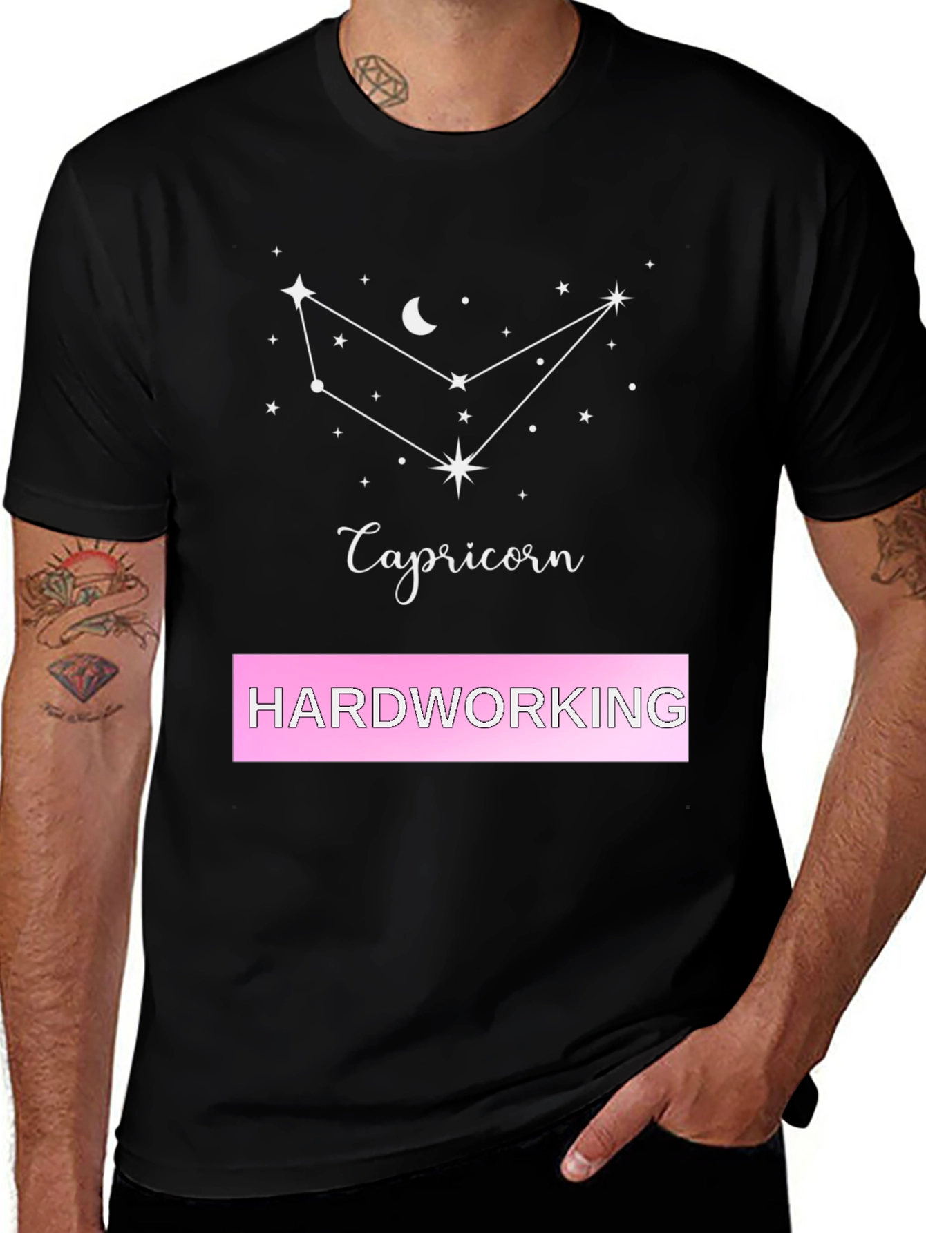 Capricorn Zodiac Sign T-Shirt - Hardworking