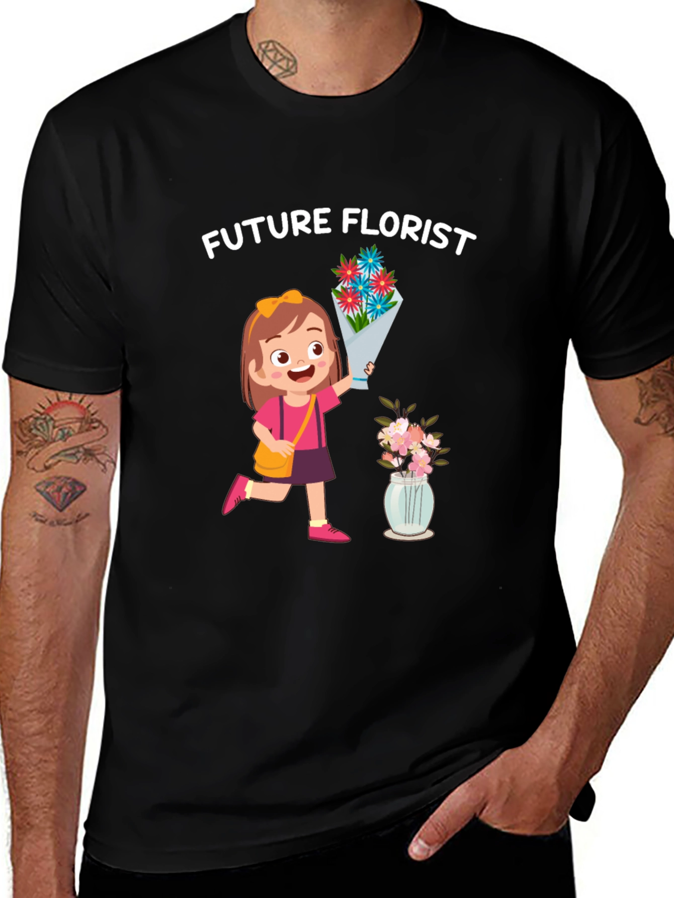 Variant 12 of Future Florist Graphic Tee - Cute Flower Lover Shirt