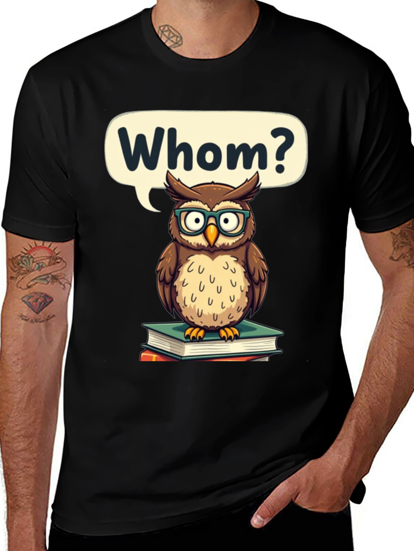 Variant 27 of Whom? Owl T-Shirt - Smart & Stylish!
