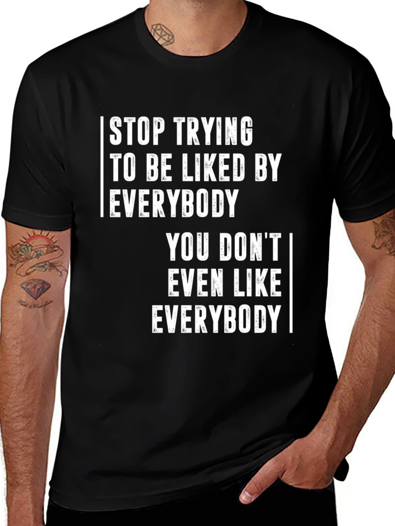 Variant 20 of Stop Trying to be Liked T-Shirt - Unisex Tee