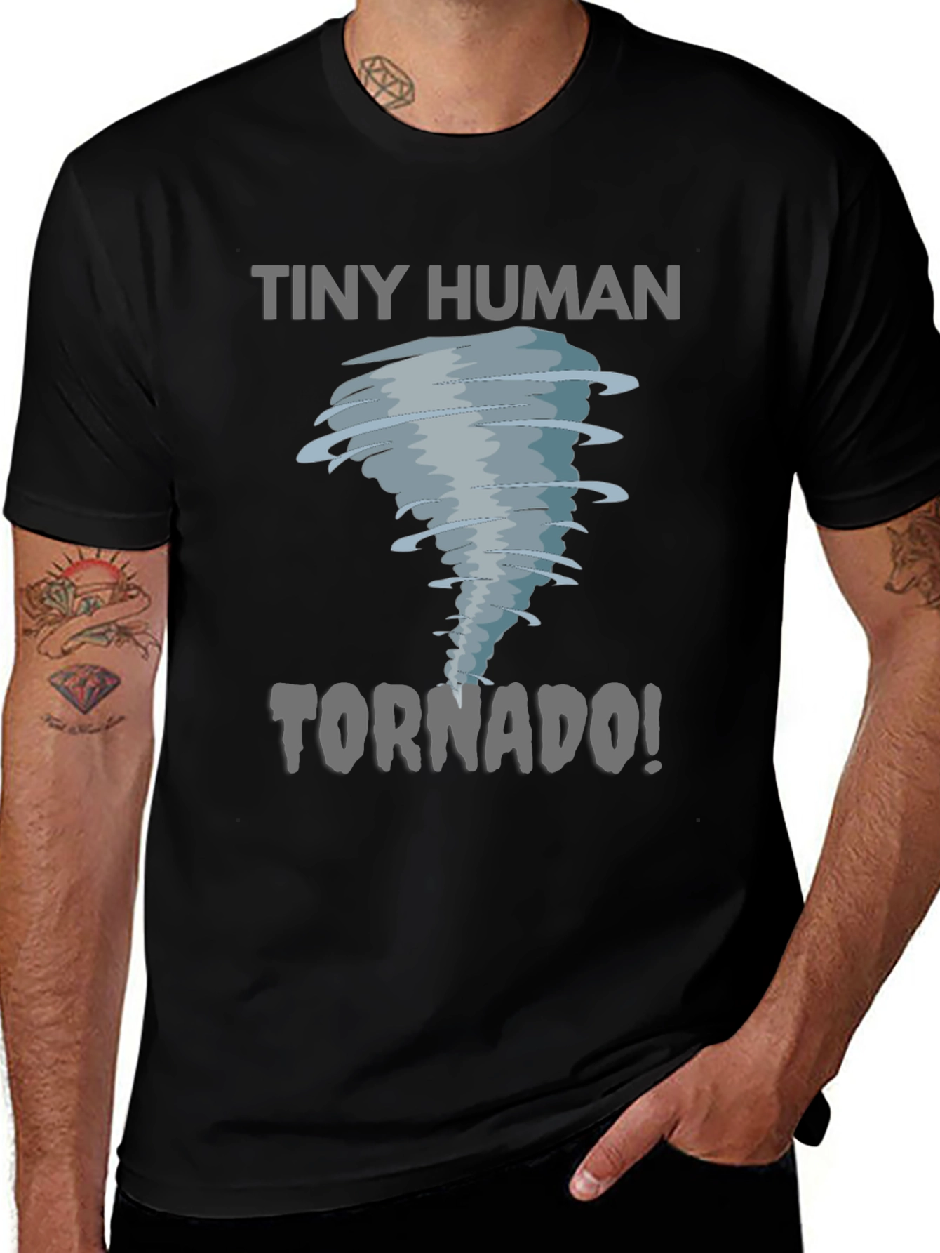 Variant 27 of Tiny Human Tornado Graphic Tee