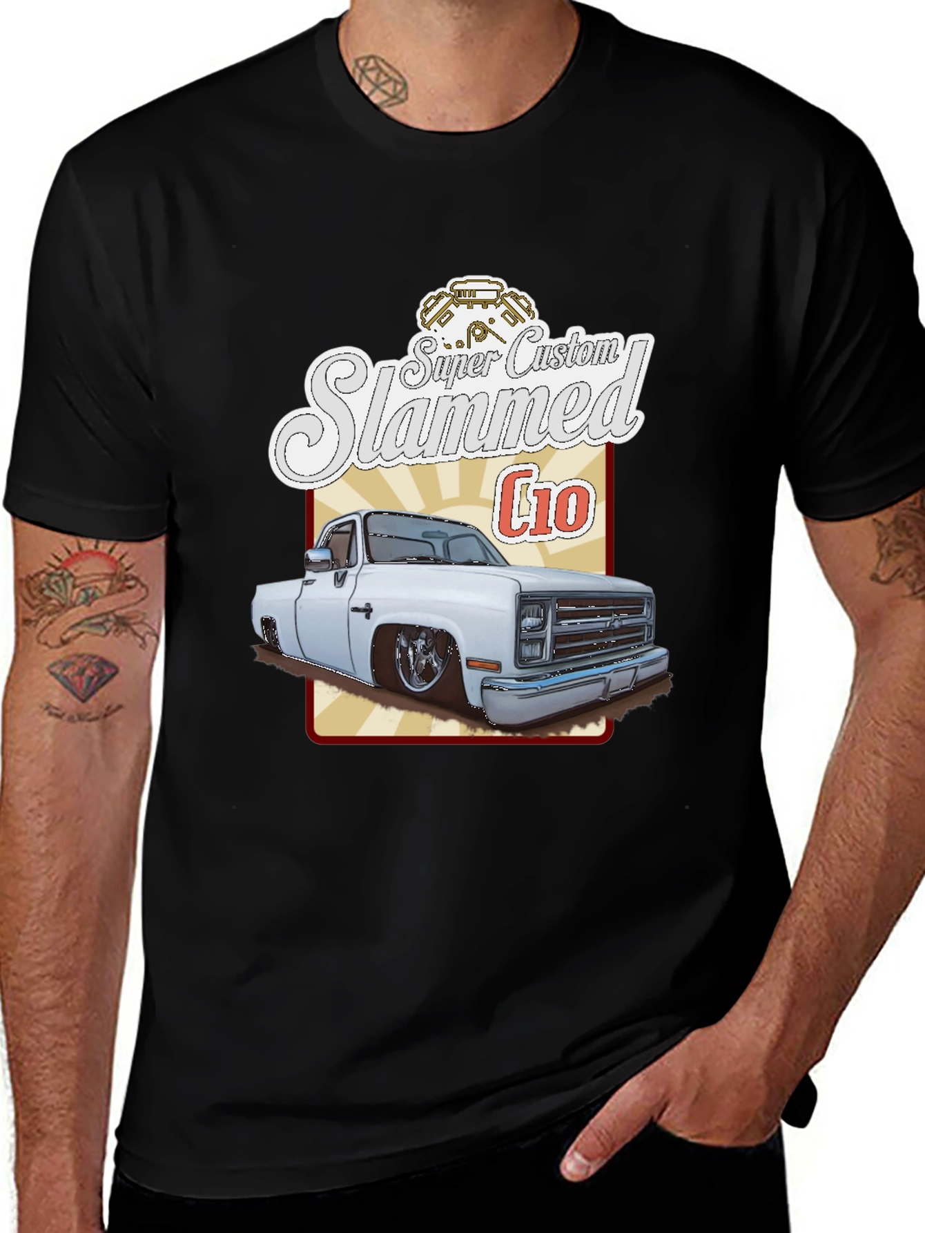 Variant 6 of Super Custom Slammed C10 T-Shirt