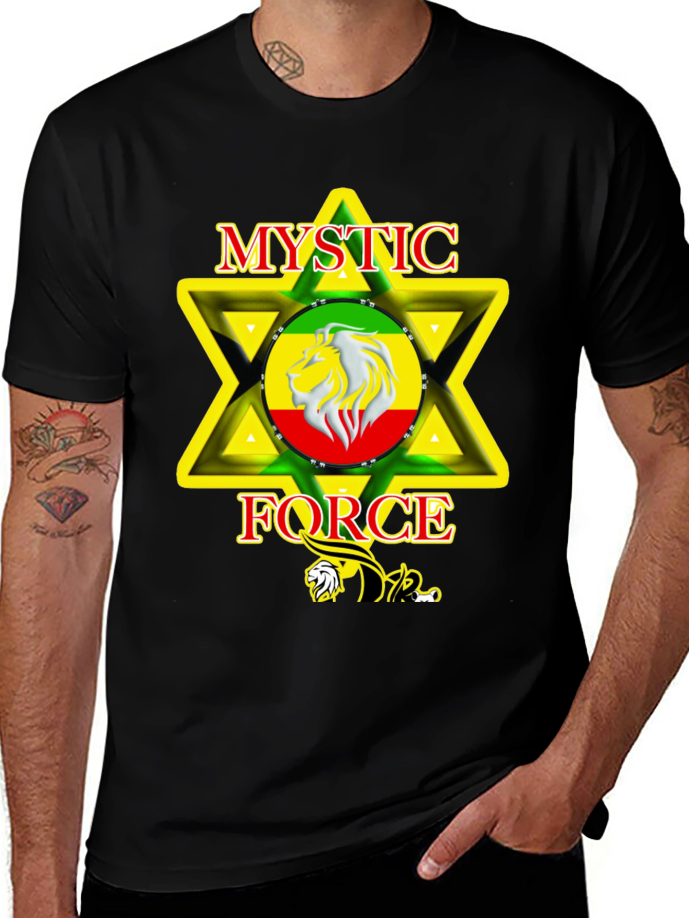 Variant 22 of Mystic Force Lion Star Graphic Tee