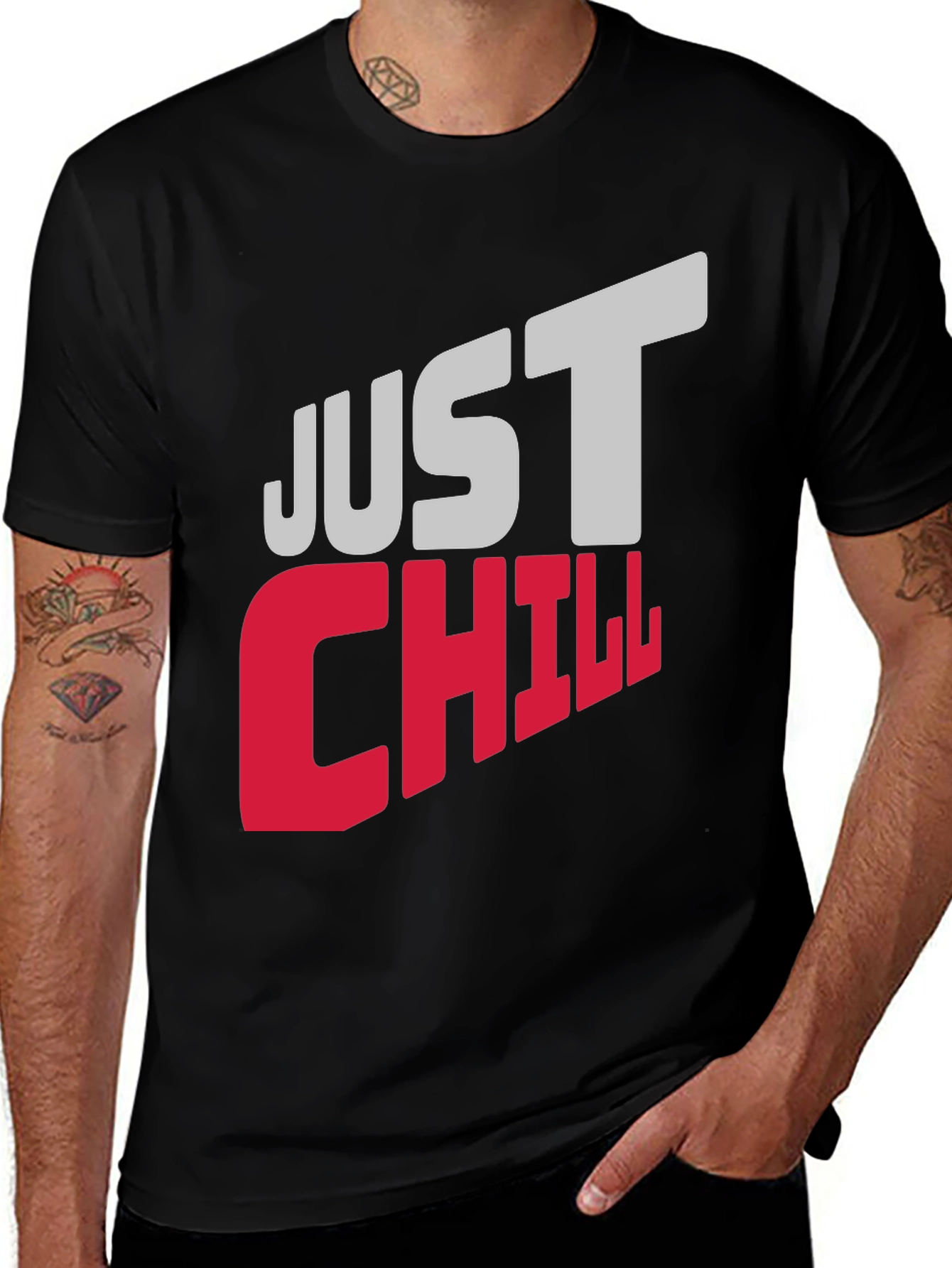 Variant 24 of Just Chill Graphic Tee - Relaxed Comfort