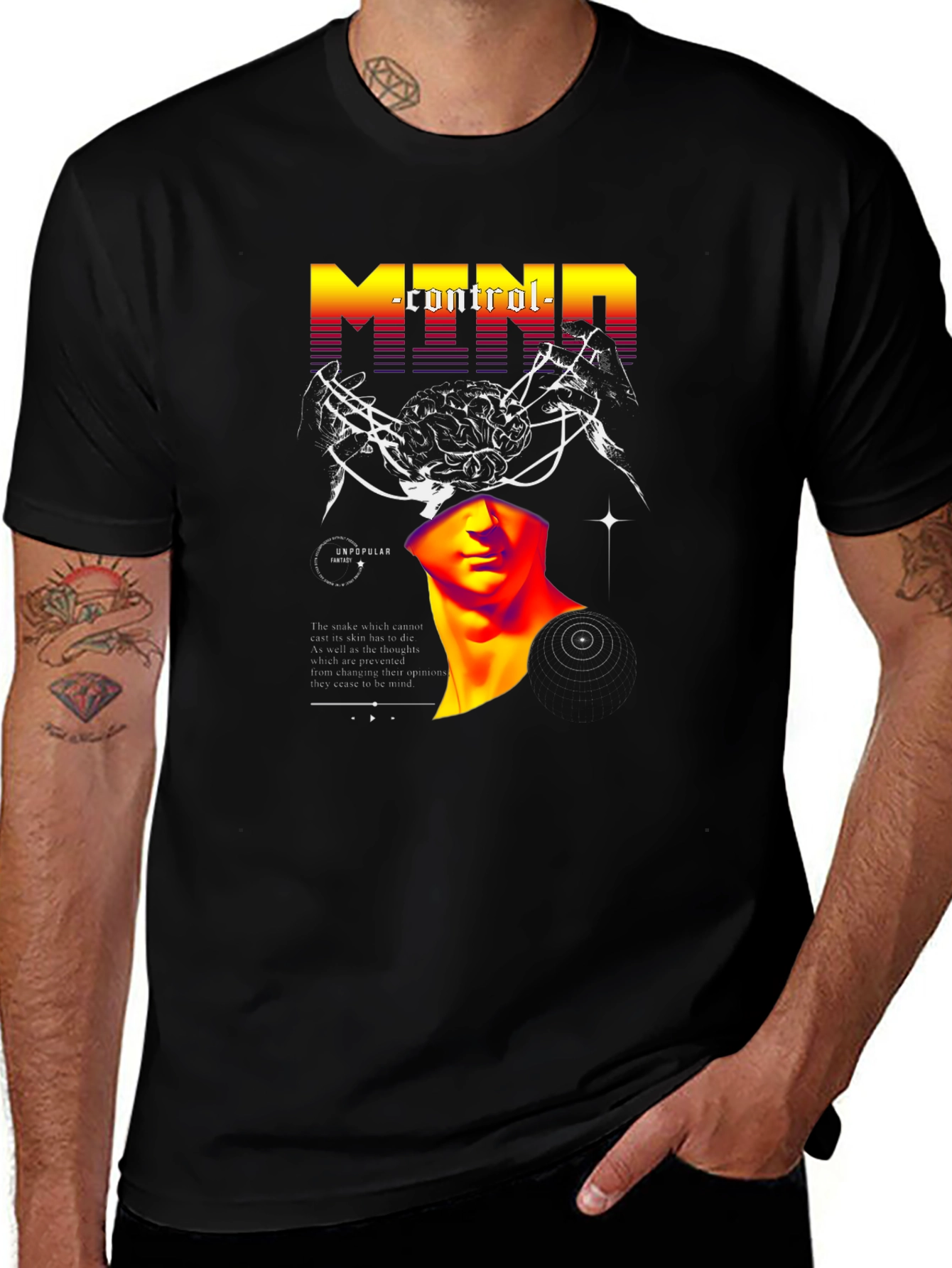 Variant 22 of Mind Control Graphic T-Shirt