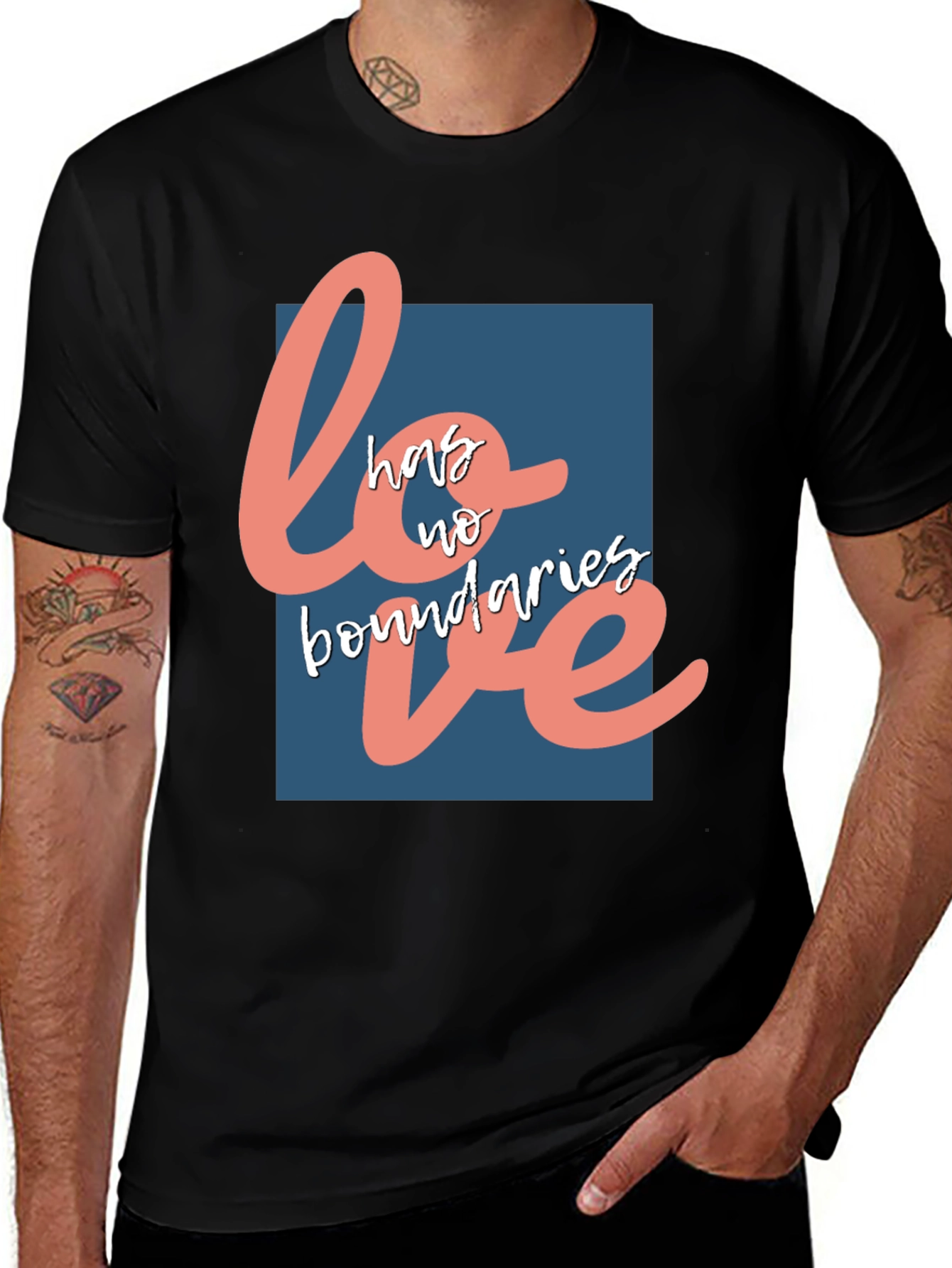 Variant 21 of Love Has No Boundaries Graphic Tee