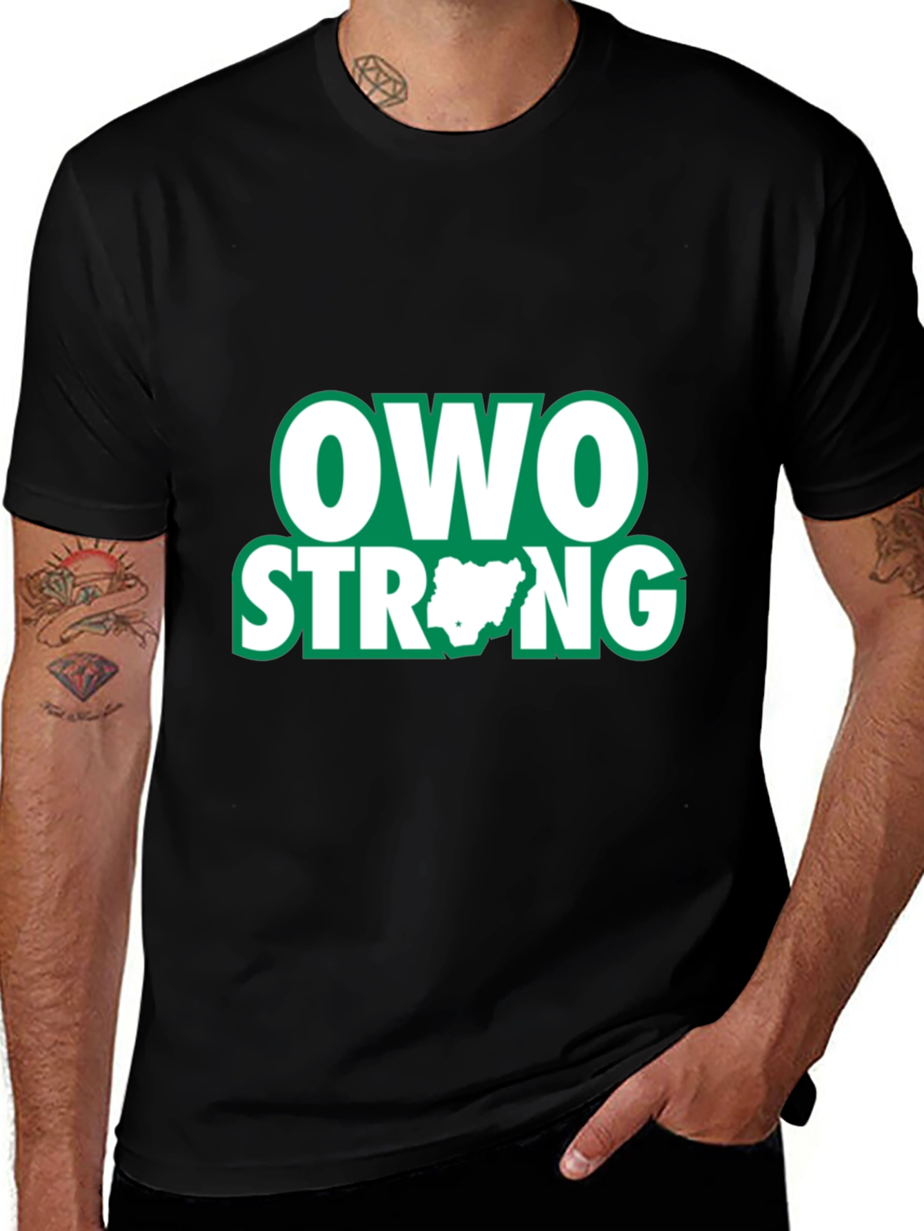 Owo Strong Nigeria Pride T-Shirt