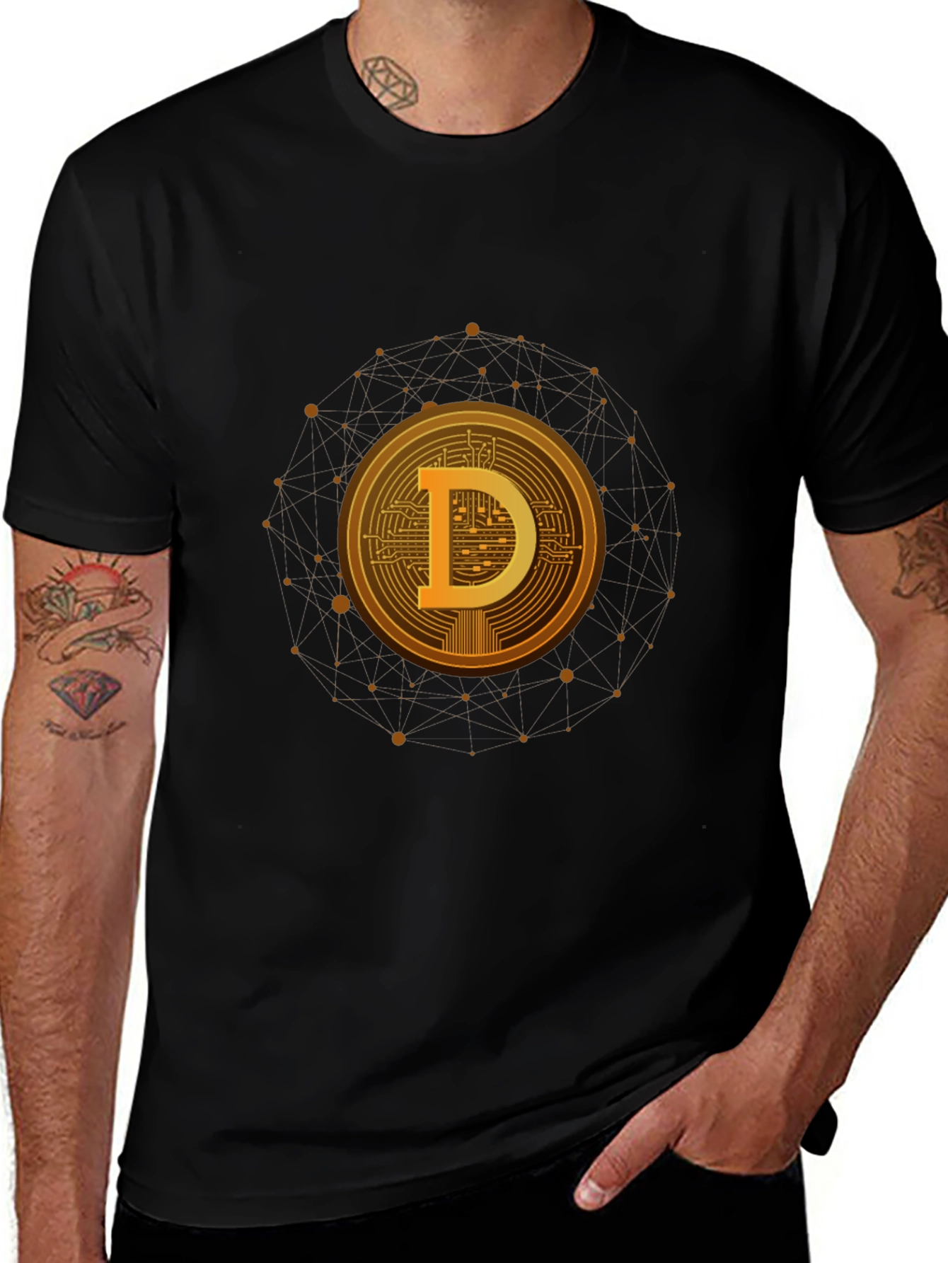 Dogecoin Crypto T-Shirt - Modern Digital Currency Tee