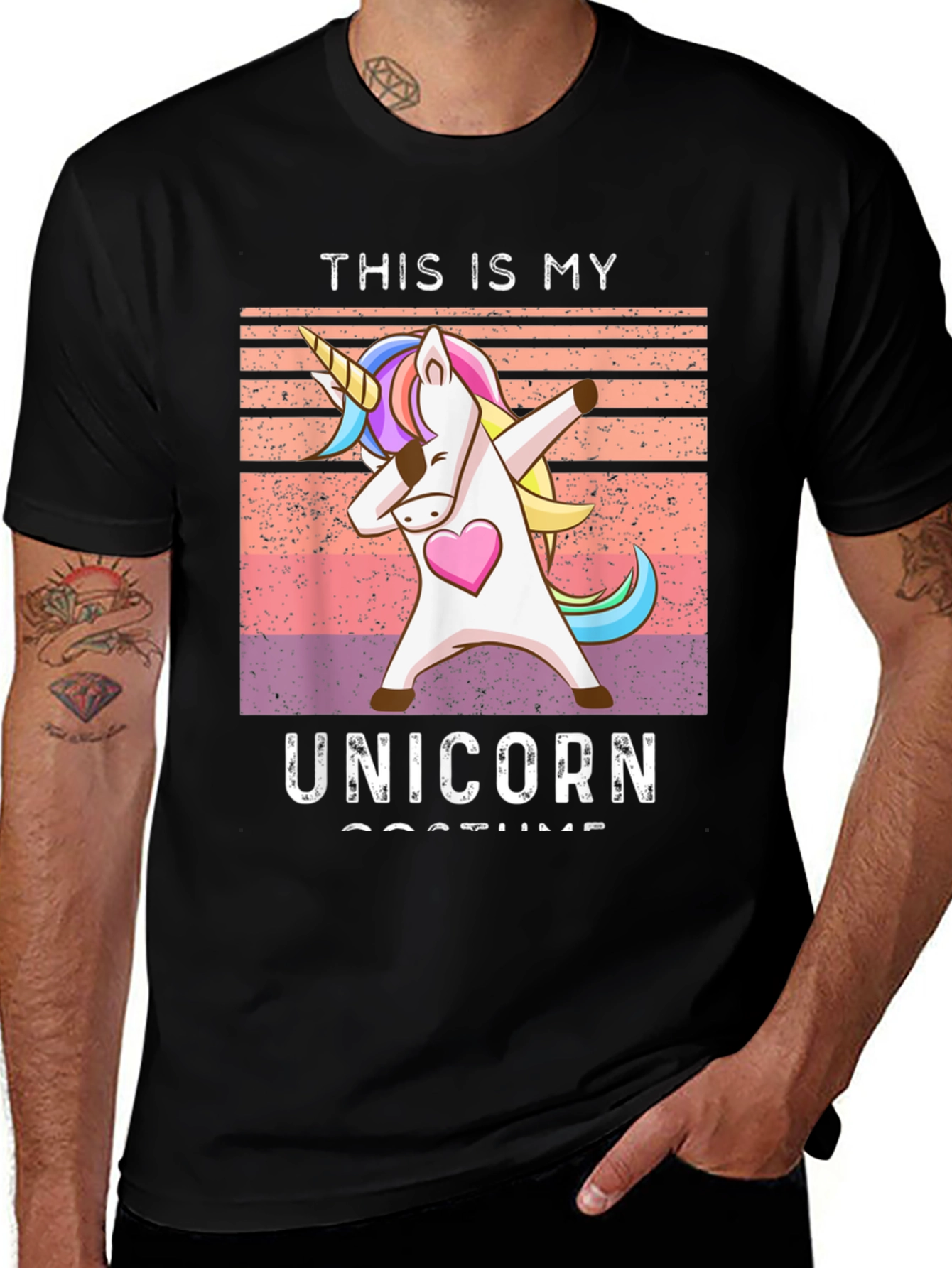 Variant 17 of Unicorn Costume T-Shirt - Dabbing Unicorn Tee