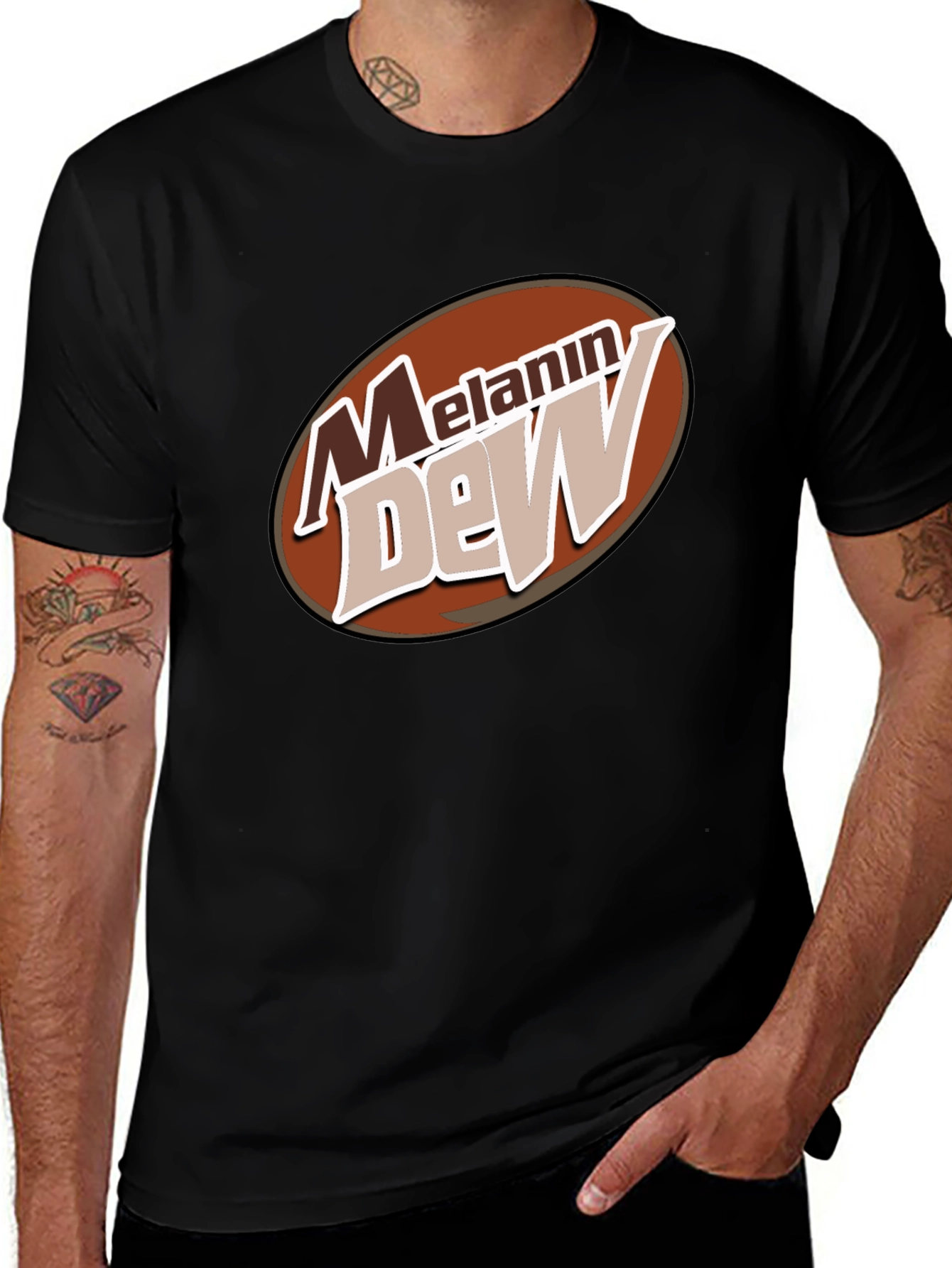 Variant 23 of Melanin Dew Graphic T-Shirt - Soft & Stylish