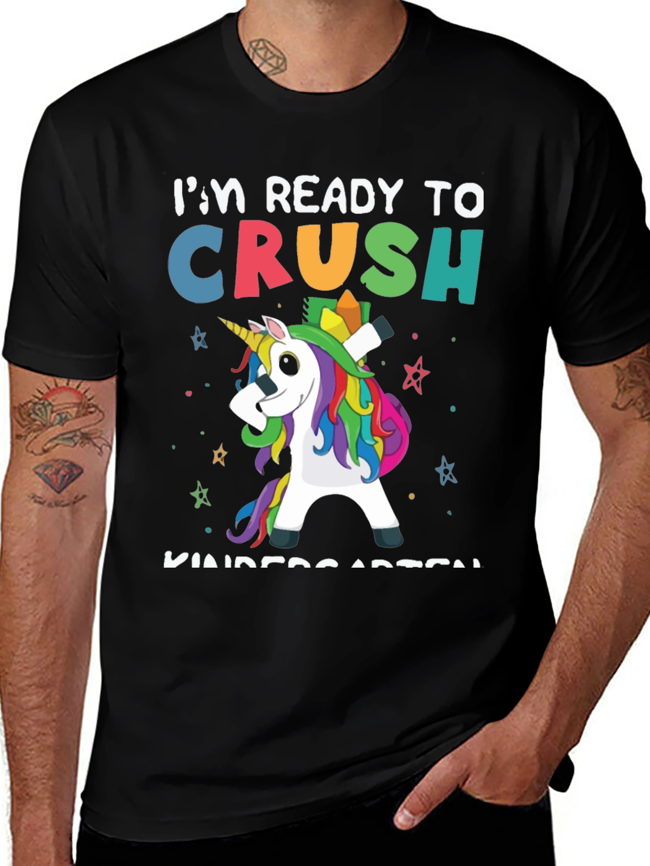 Variant 30 of Ready to Crush Kindergarten Unicorn T-Shirt