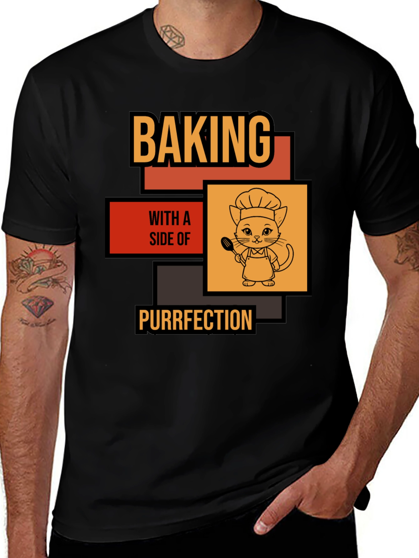 Variant 4 of Baking with a Side of Purrfection T-Shirt
