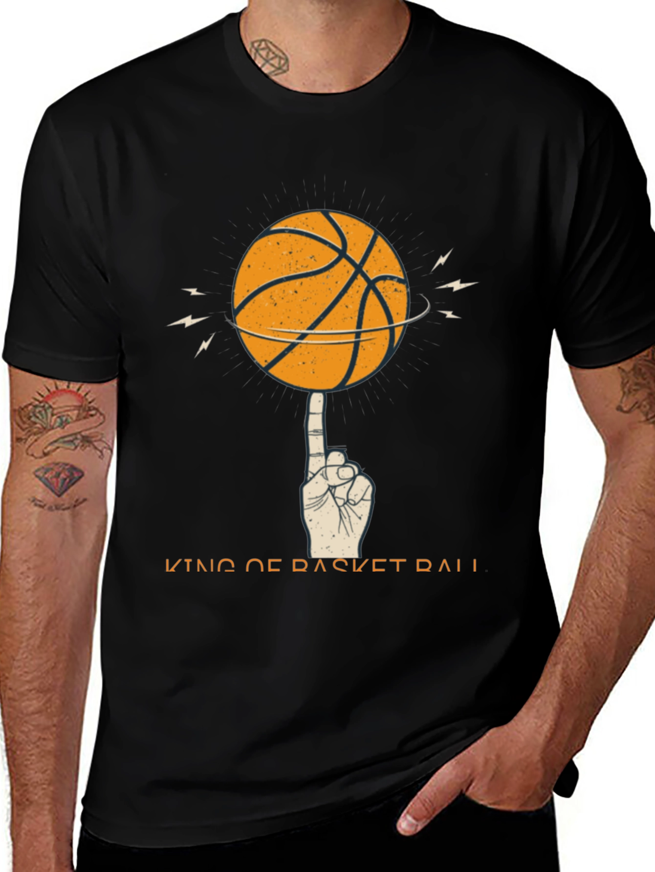 Variant 24 of King of Basketball Graphic Tee