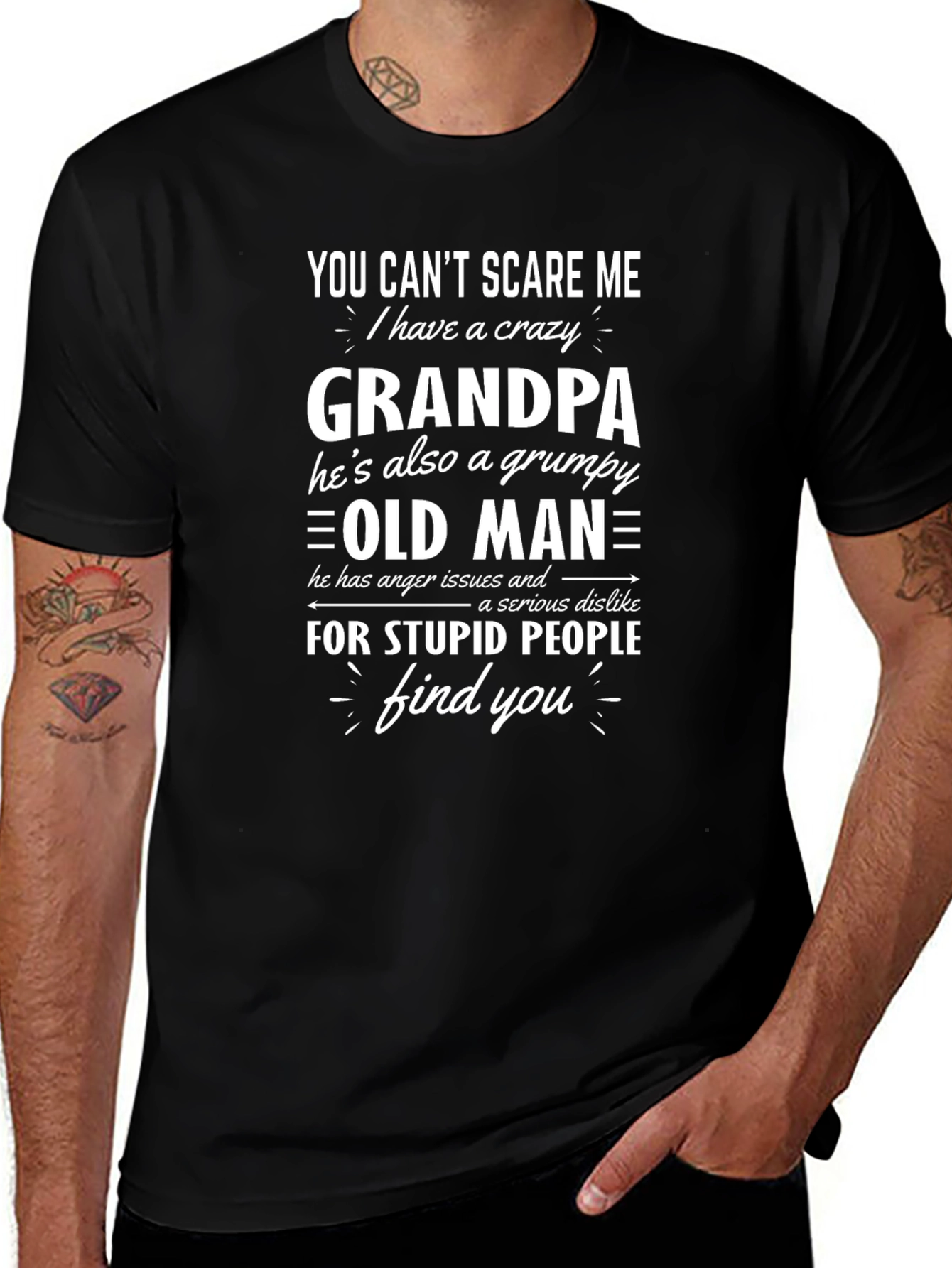Variant 16 of Crazy Grandpa Old Man T-Shirt