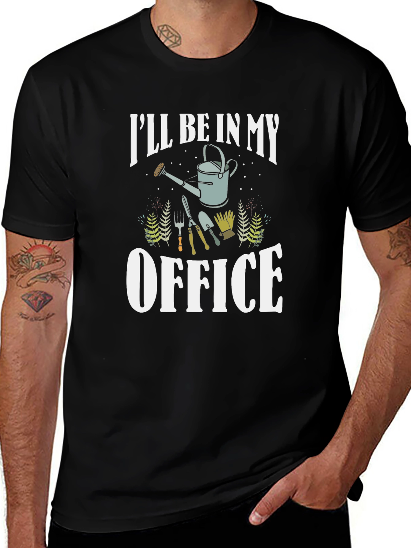 Variant 6 of Gardener's Tee: I'll Be In My Office - Gardening T-Shirt