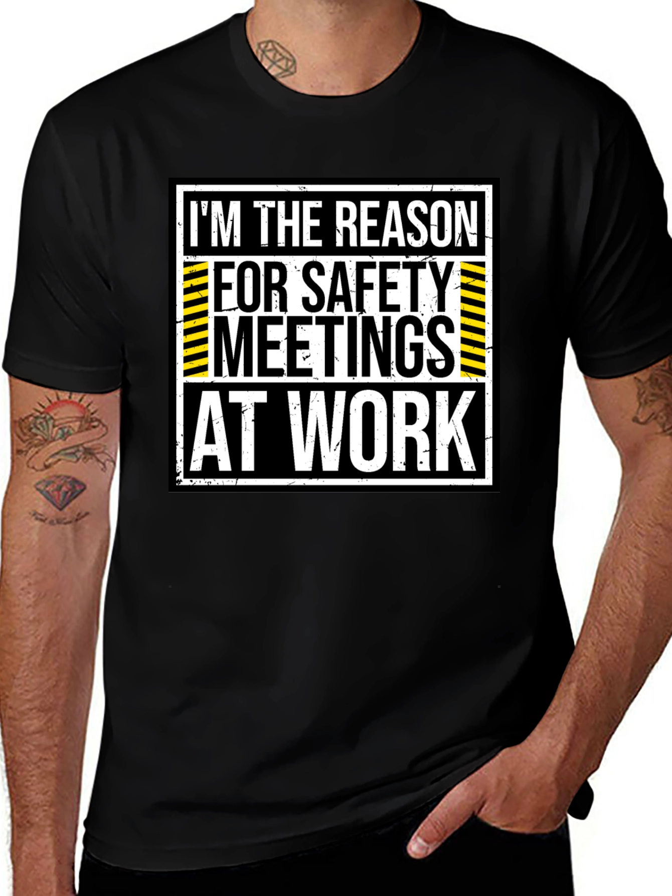Variant 27 of Safety Meeting T-Shirt - Funny Work Tee