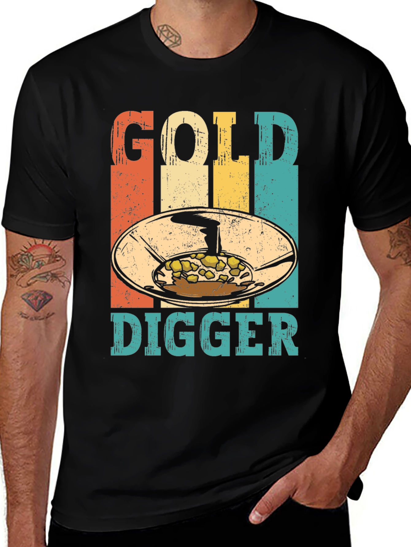 Vintage Gold Digger Graphic T-Shirt