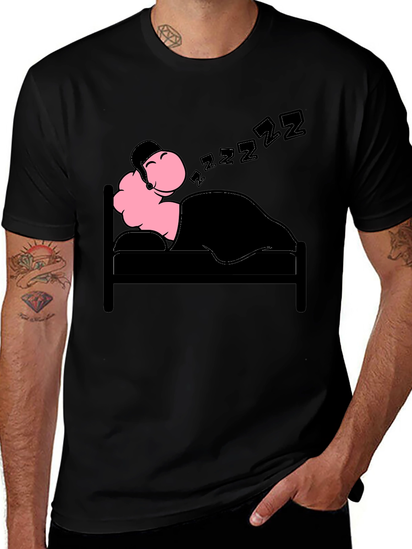 Variant 23 of Funny Sleeping Sheep T-Shirt