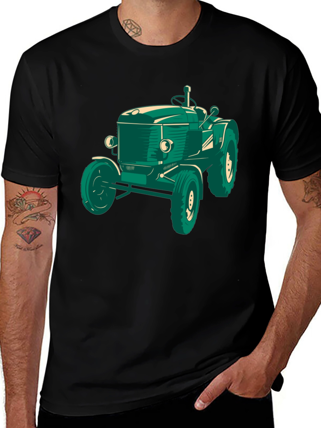 Variant 19 of Vintage Tractor Graphic Tee - Farm Life Shirt