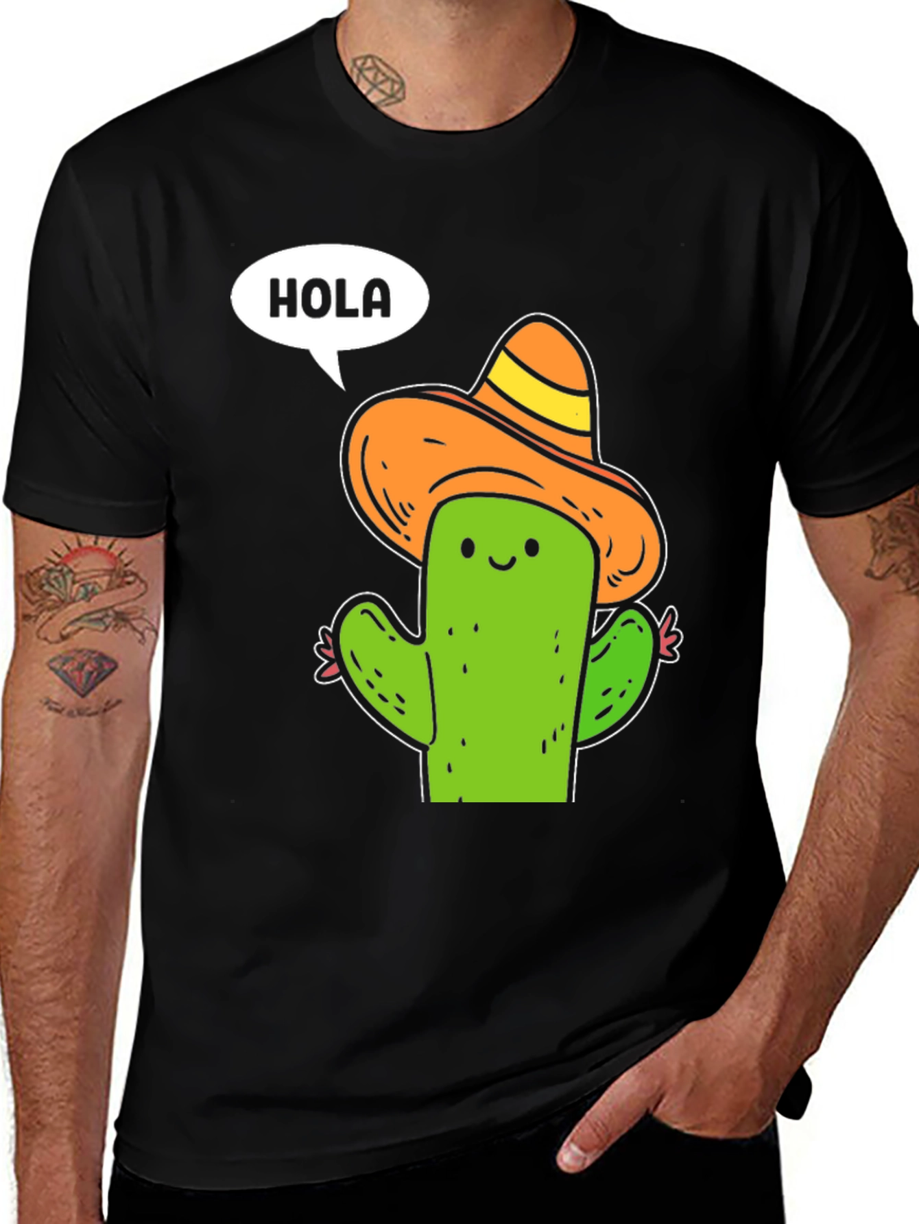 Variant 21 of Hola Cactus T-Shirt