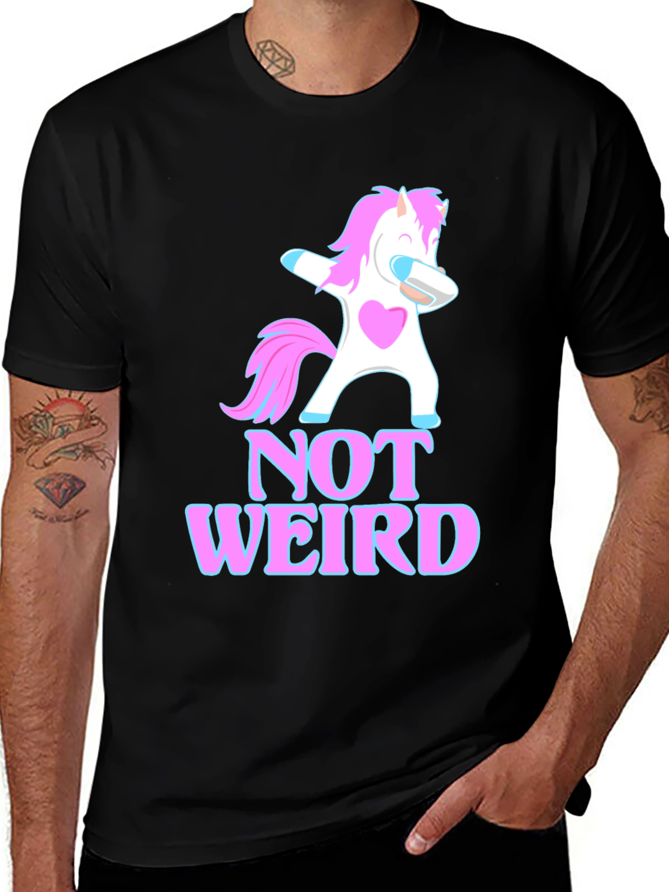 Variant 2 of Not Weird Unicorn Graphic T-Shirt - Fun & Unique Tee
