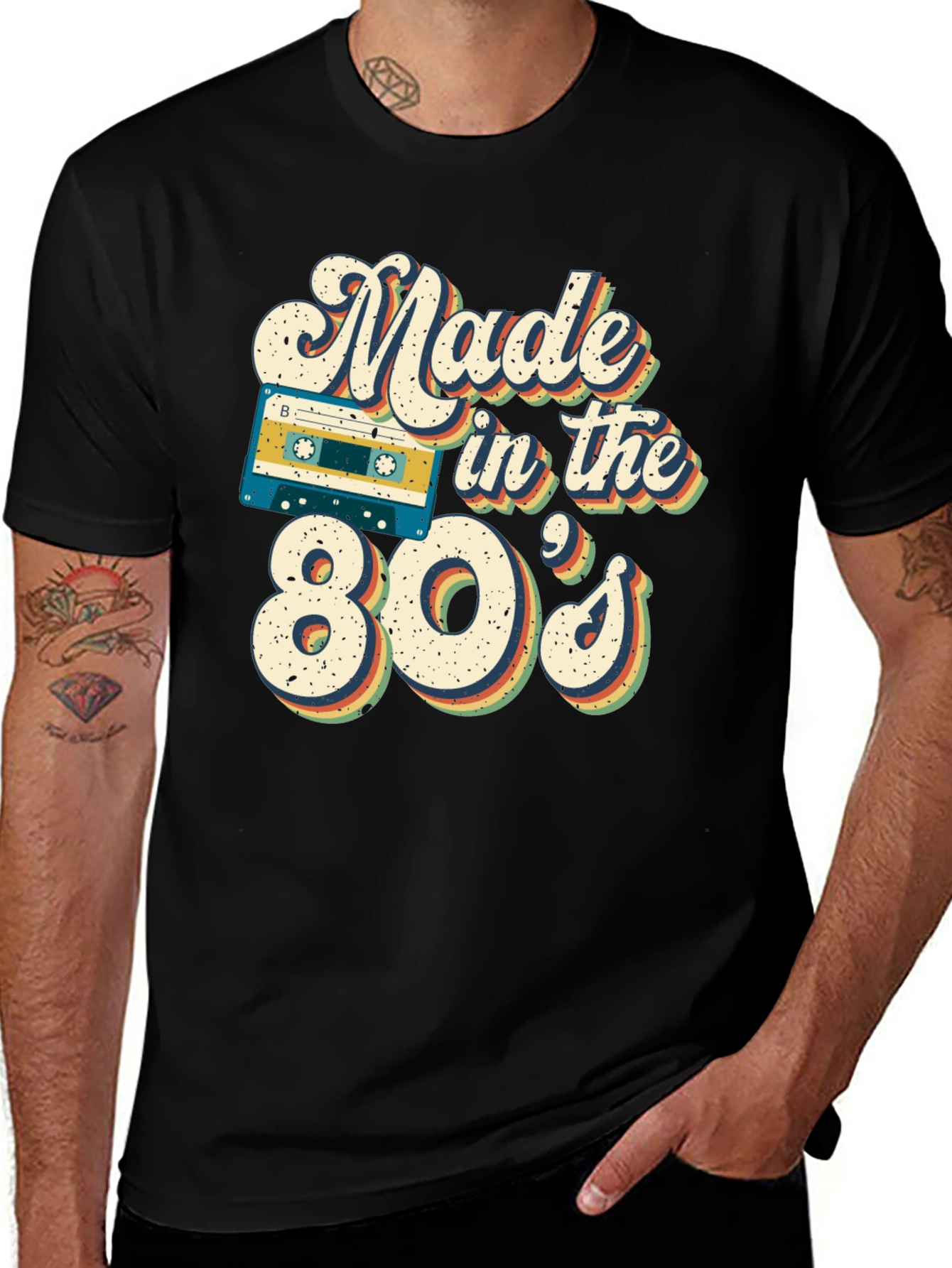 Variant 2 of Made in the 80's Retro T-Shirt
