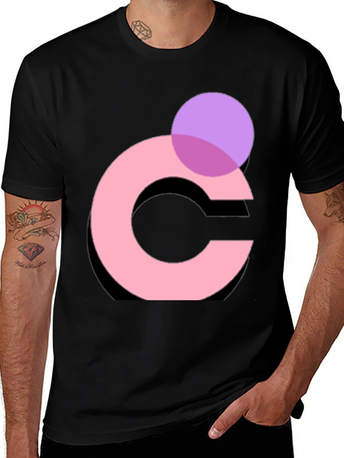 Variant 28 of Trendy C Logo T-Shirt - Casual Fashion