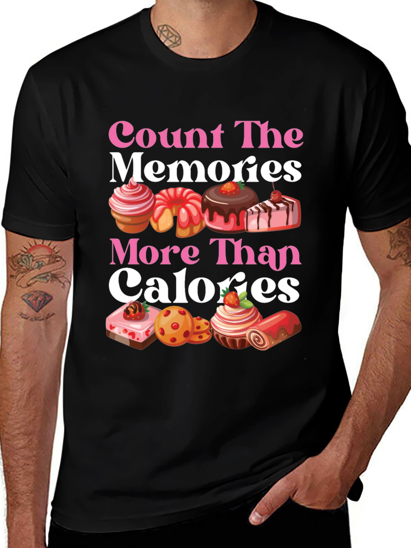Count The Memories T-Shirt | Foodie Tee