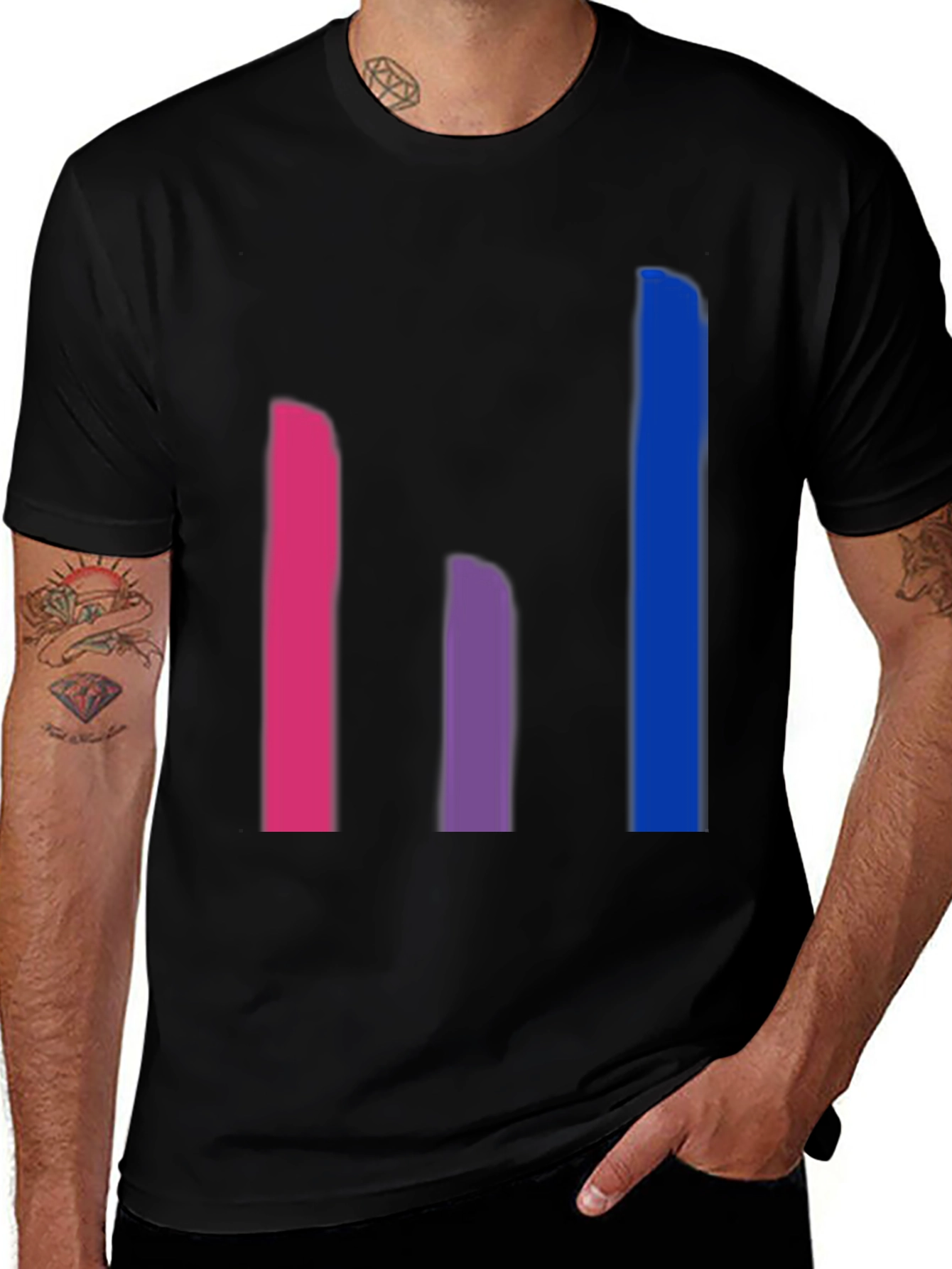 Bi Pride Flag T-Shirt - Bisexual Pride Tee