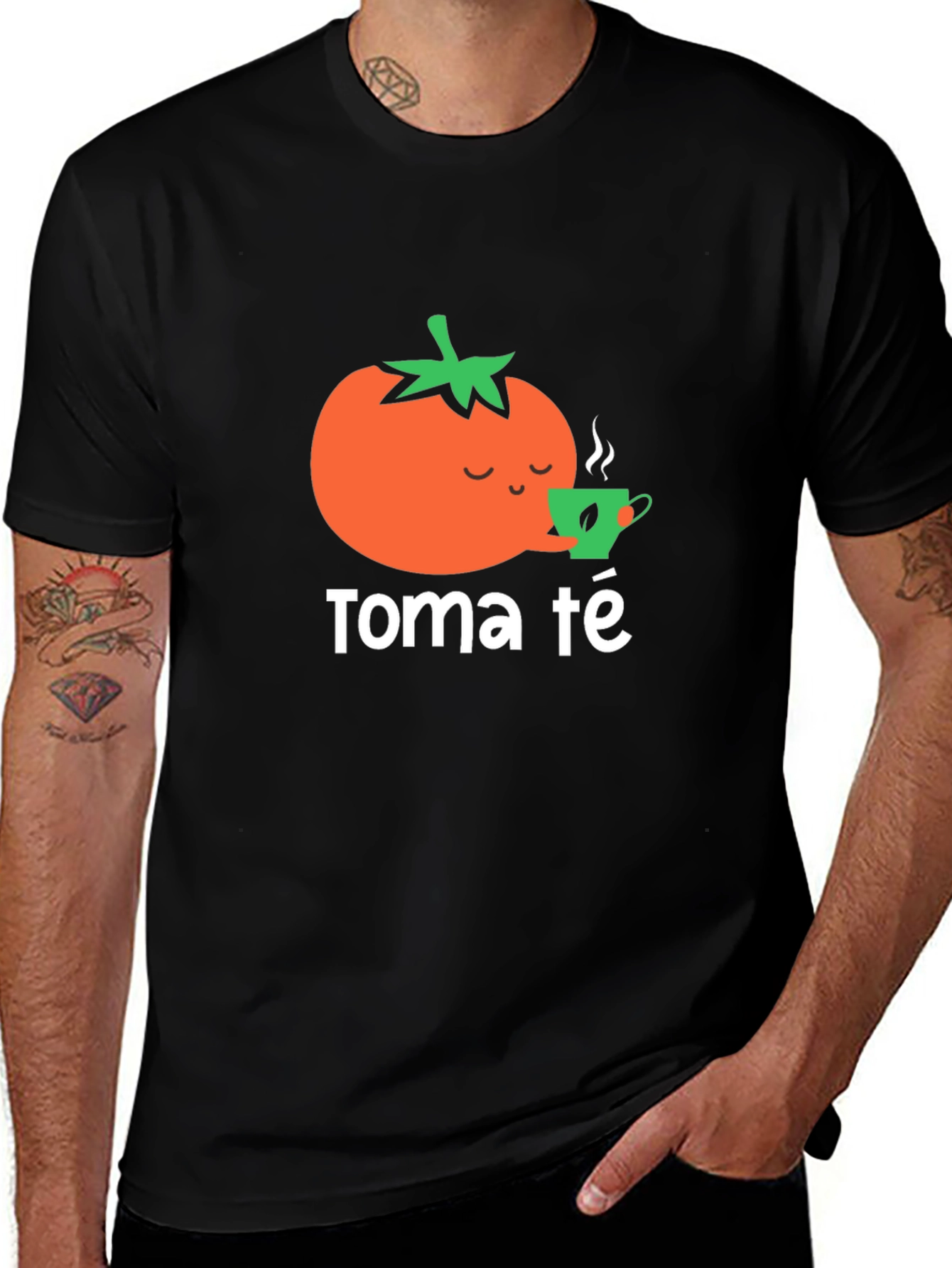 Variant 28 of Toma Te Tomato Tea Graphic T-Shirt
