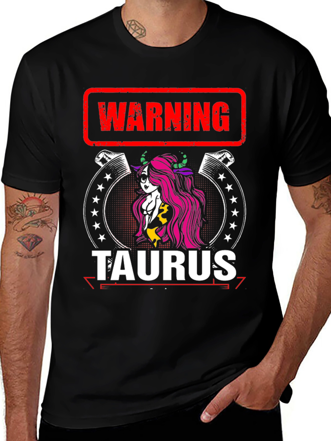 Taurus Zodiac Sign Graphic Tee