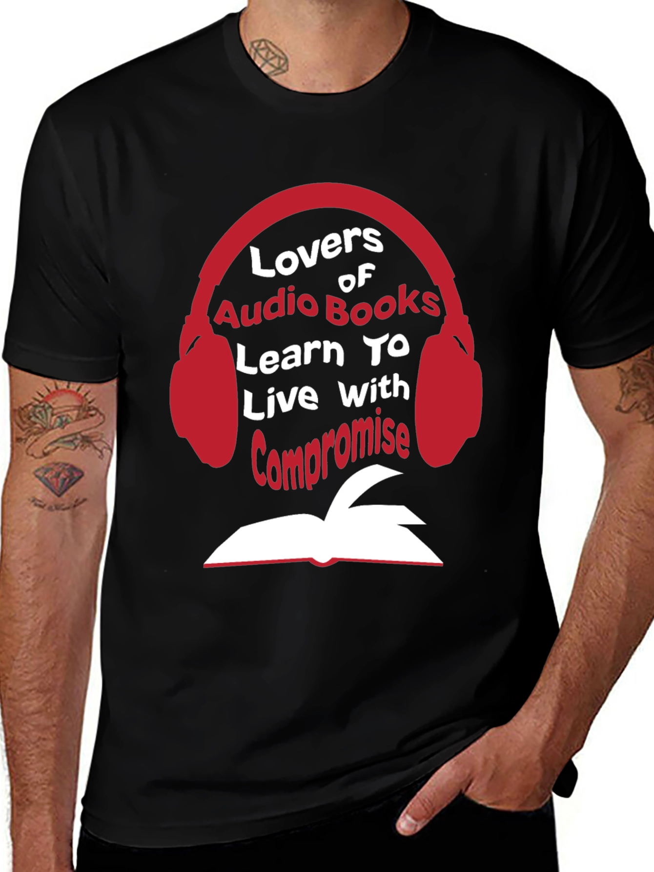Variant 17 of Audio Book Lover's T-Shirt
