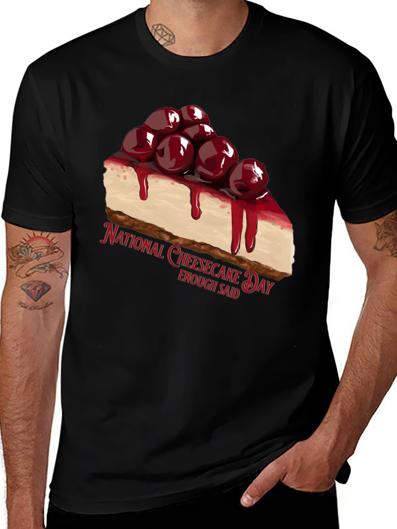 Variant 15 of National Cheesecake Day T-Shirt