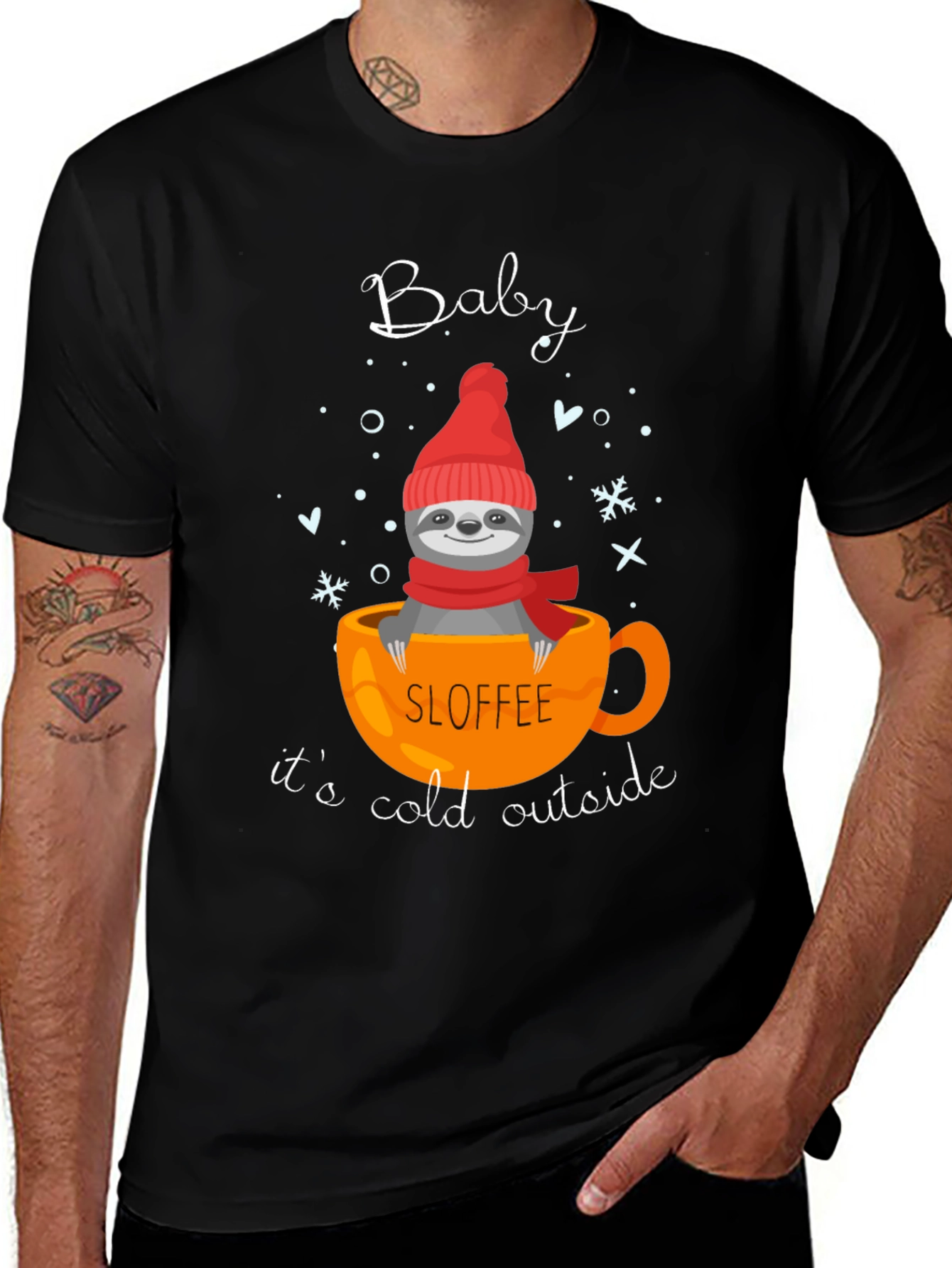 Baby It's Cold Outside Sloth T-Shirt