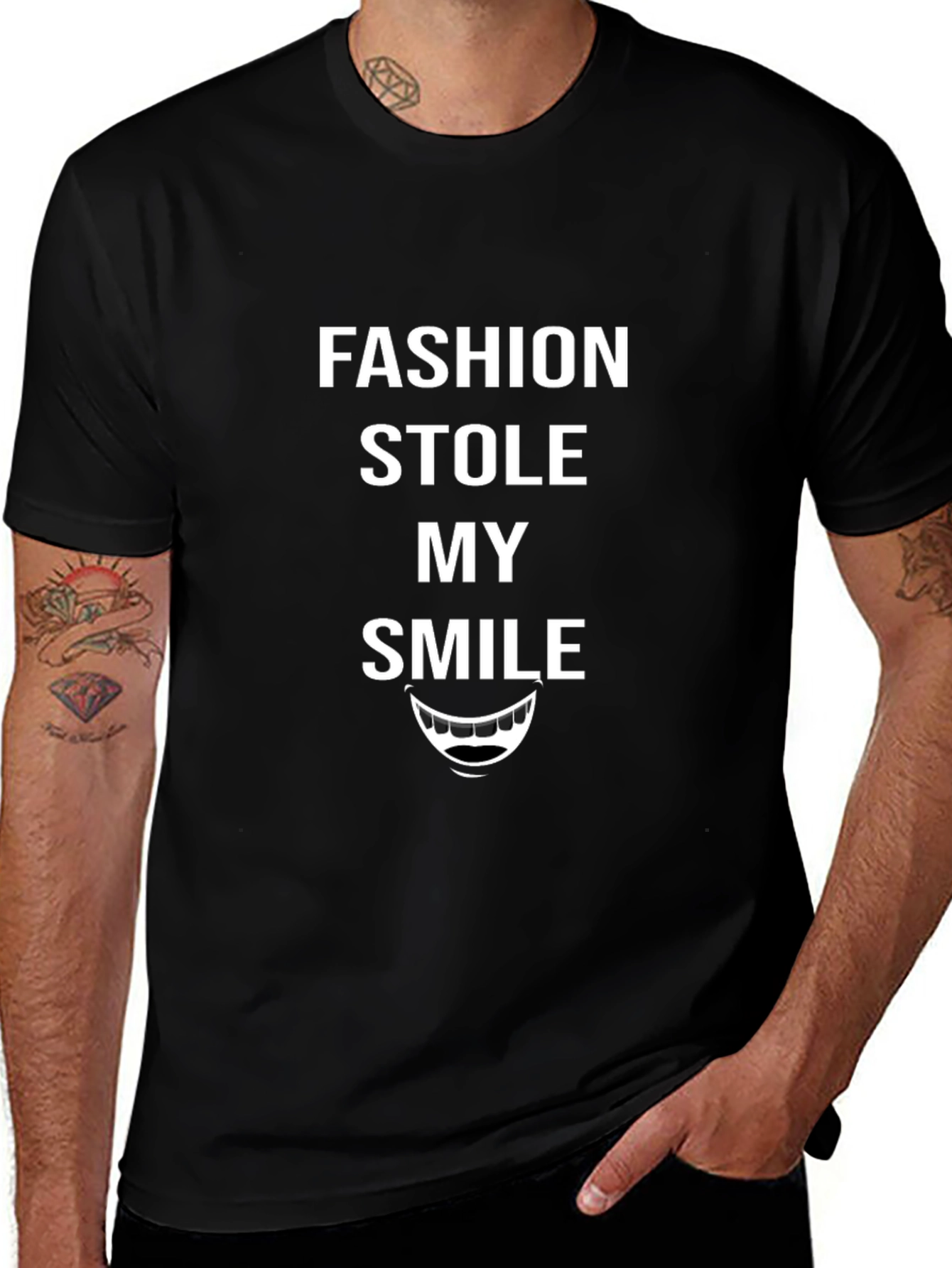 Variant 20 of Fashion Stole My Smile Graphic T-Shirt