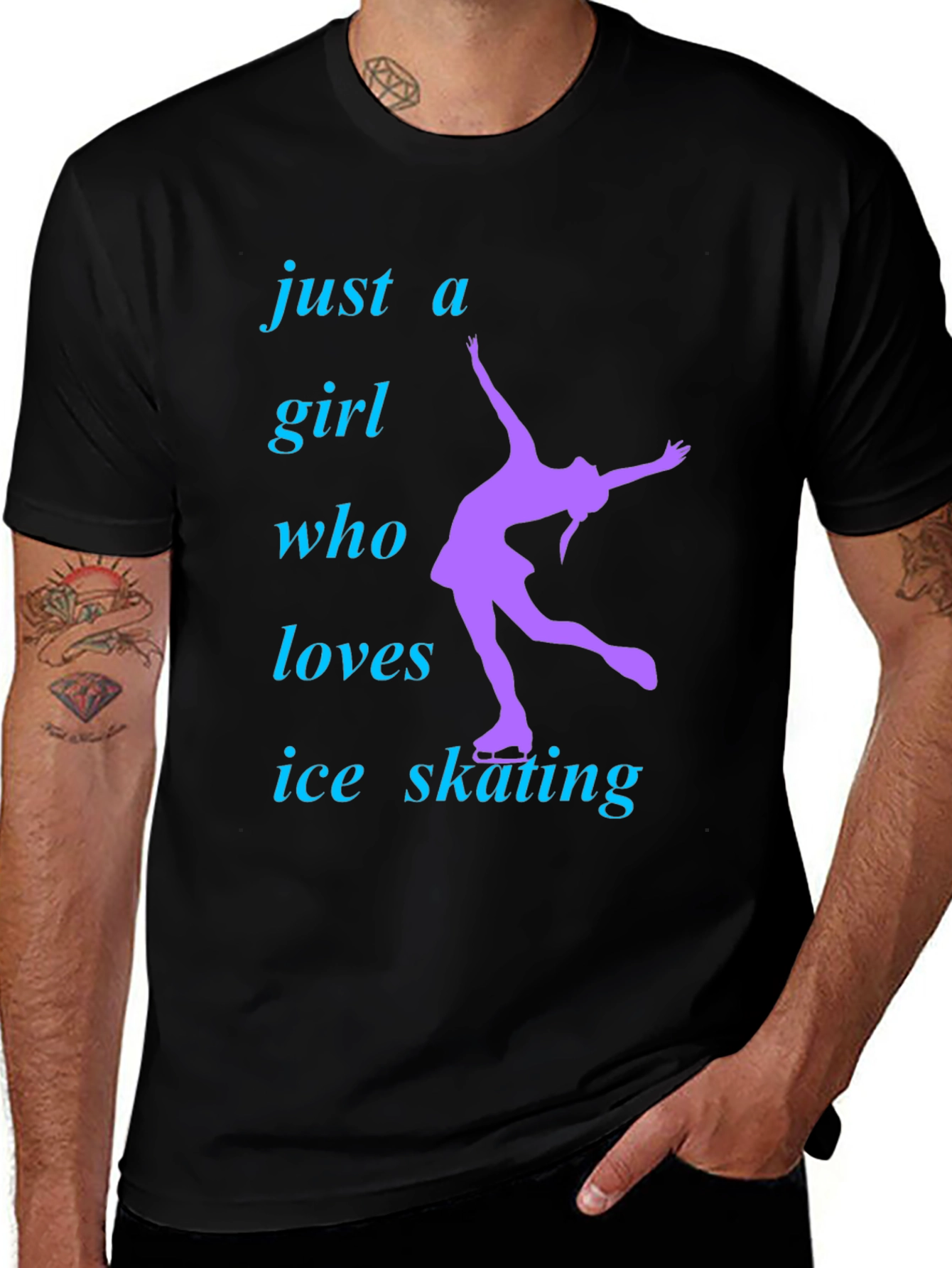 Ice Skating Girl T-Shirt - Figure Skating Tee
