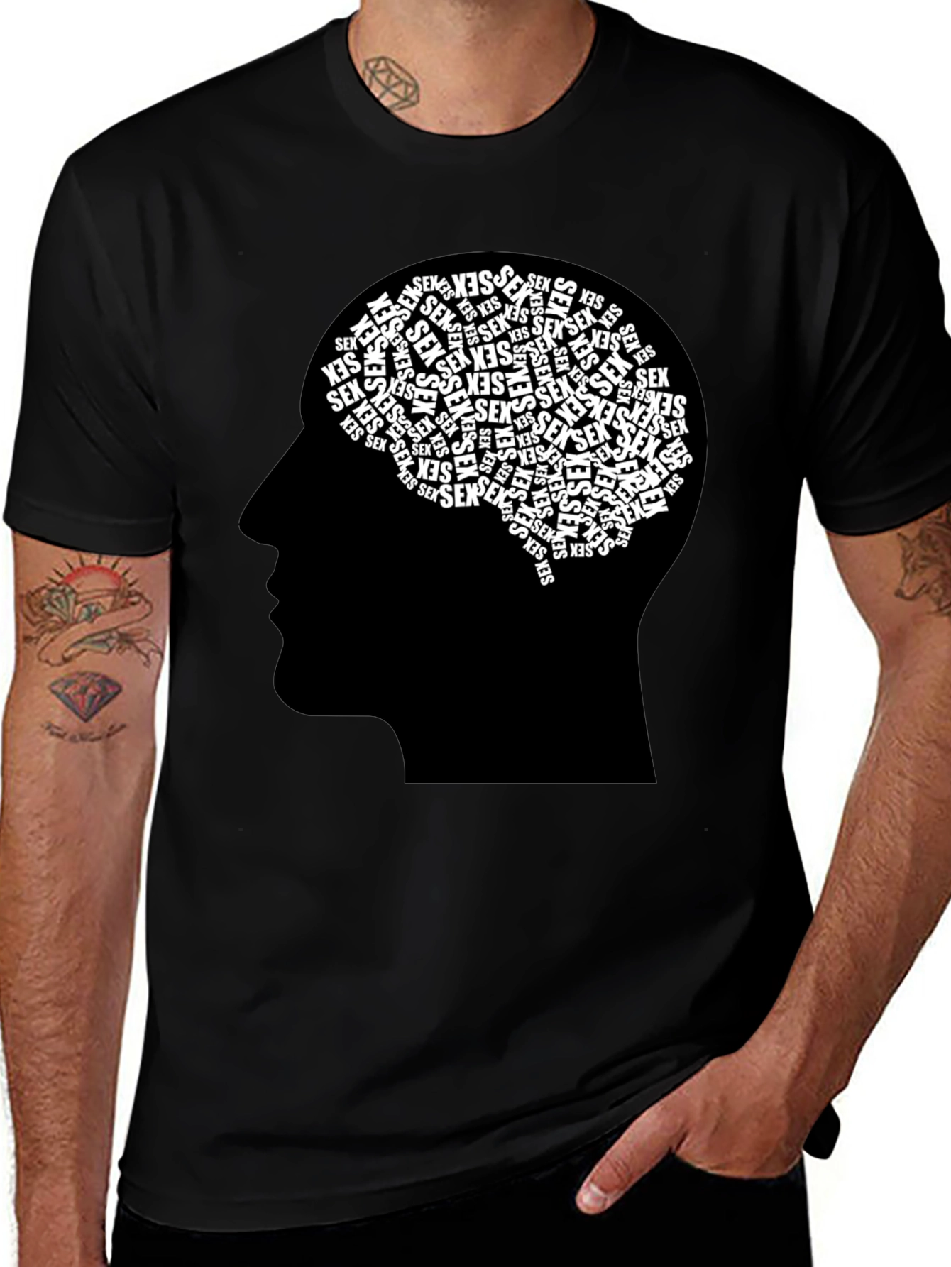 Variant 27 of Brain Sex T-Shirt -  Unique Graphic Tee